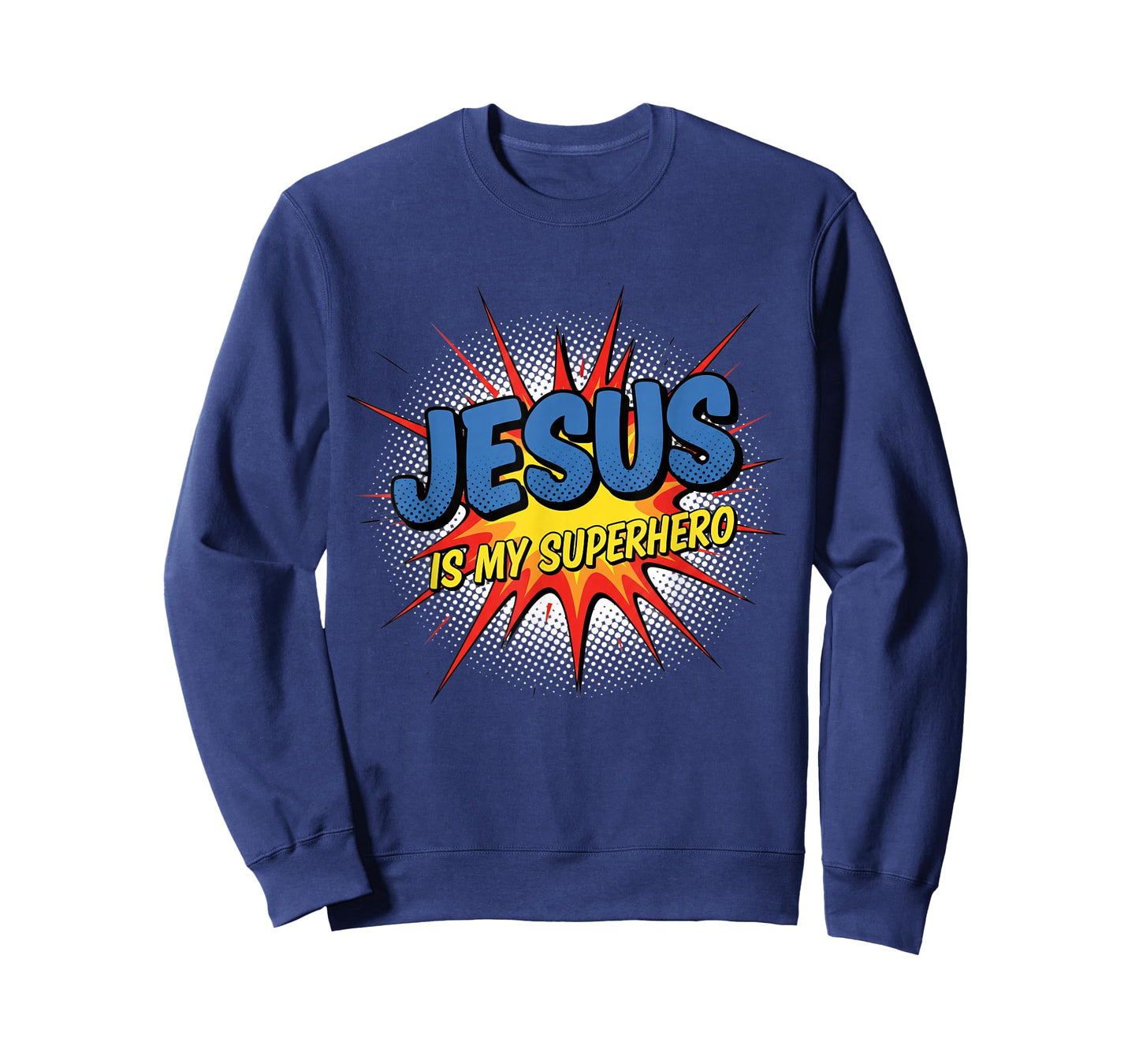 Christian Jesus is My Superhero Comic Pop Art T-Shirt