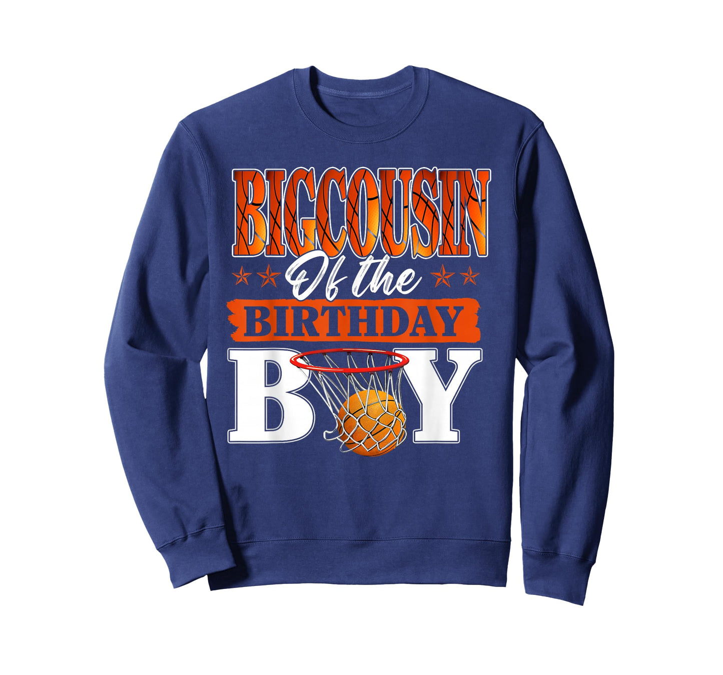 Basketball BIGCOUSIN of The Birthday Boy Family Matching T-Shirt
