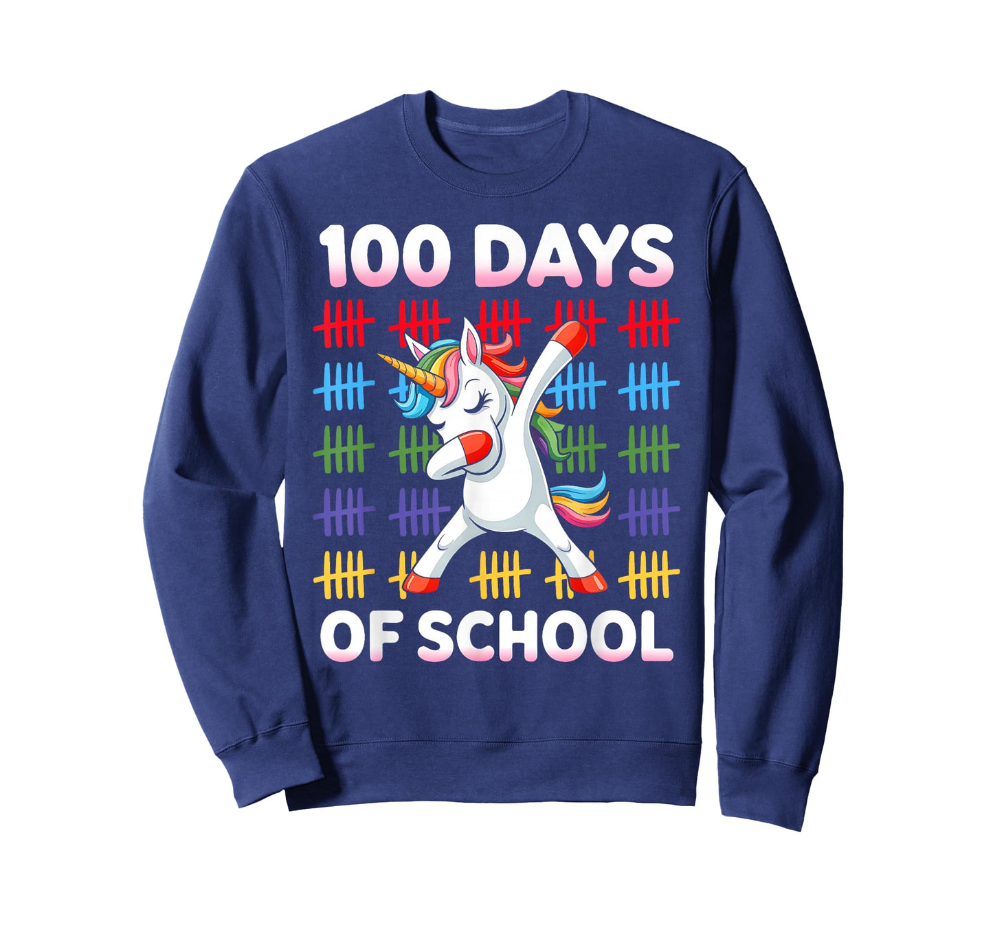 100 Days of School Shirt Unicorn Girls 100th Day of School T-Shirt