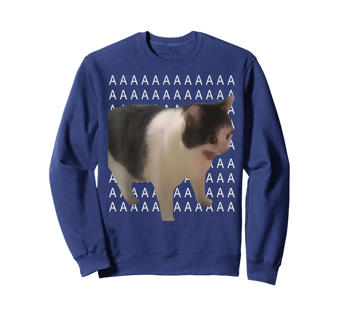 Funny Cat Shout Aaaaaaaaa Funny Cursed Internet Trendy Meme T-Shirt