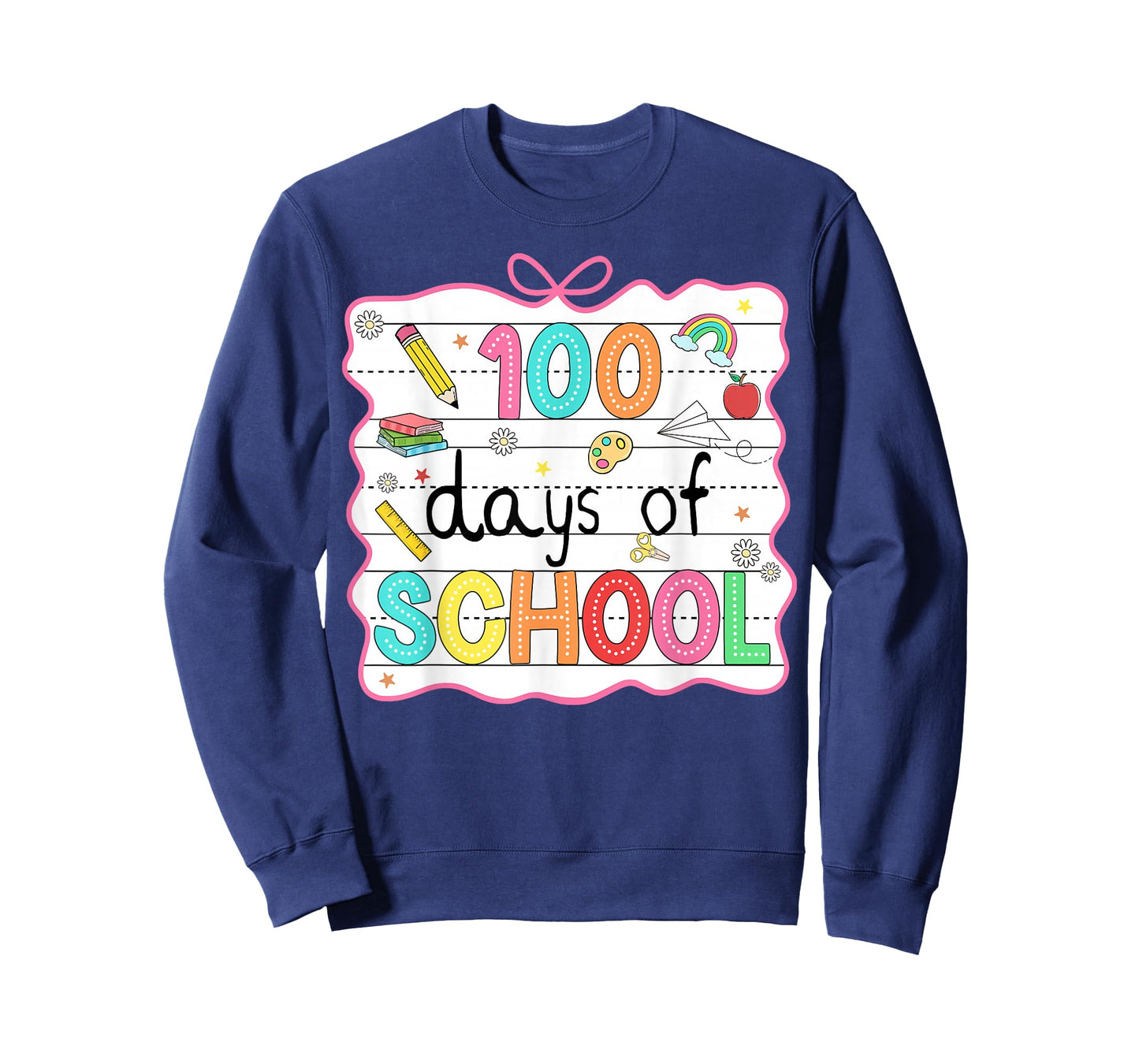 Cute 100 Days of School Girls 100th Day of School Coquette T-Shirt