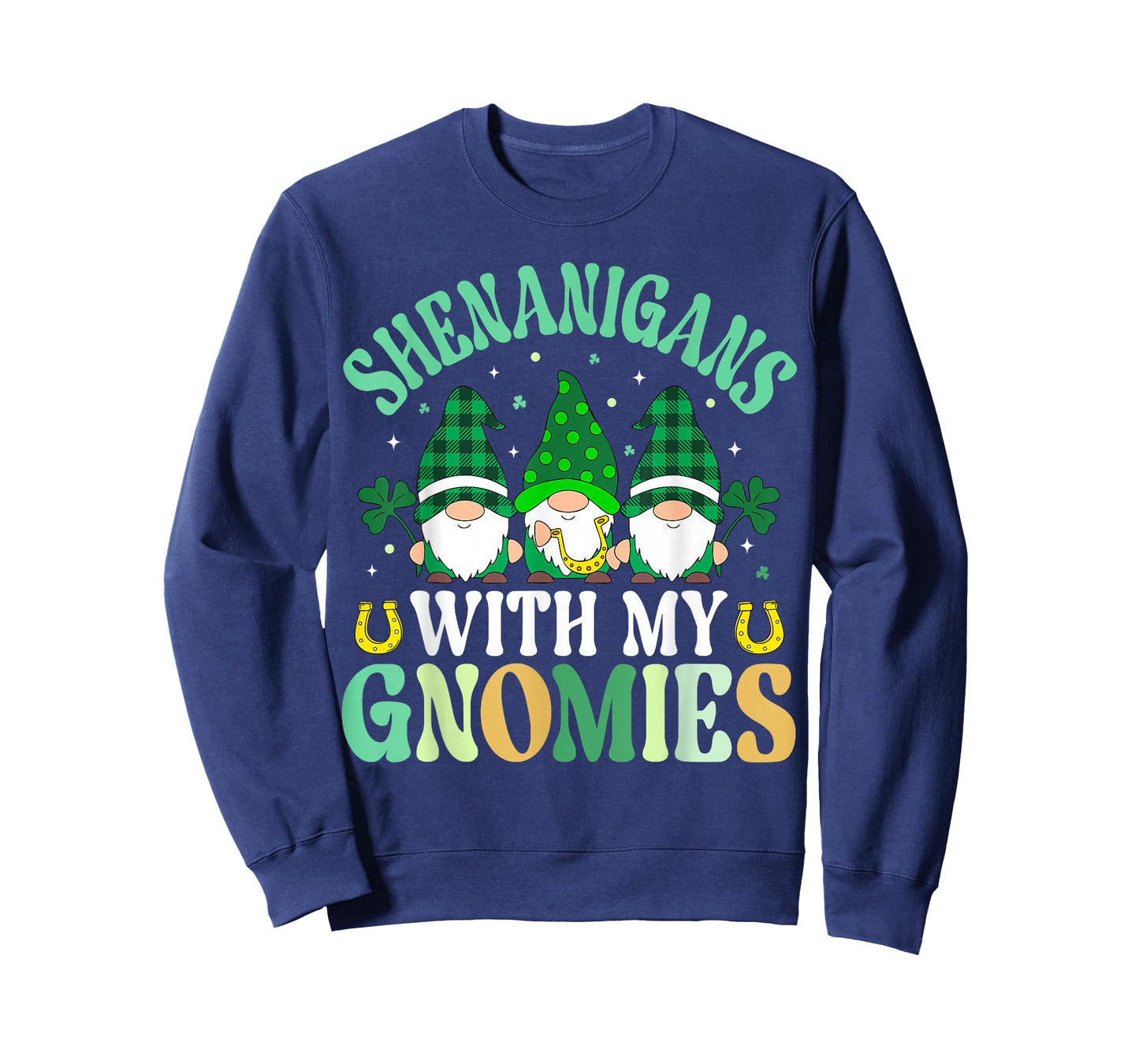 Shenanigans with My Gnomies St Patrick’s Day Irish Shamrock T-Shirt