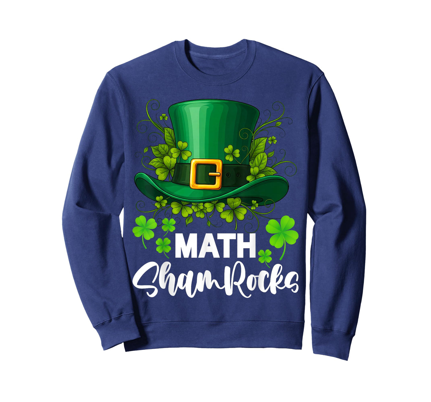 Math Shamrocks St. Patrick's Day School T-Shirt