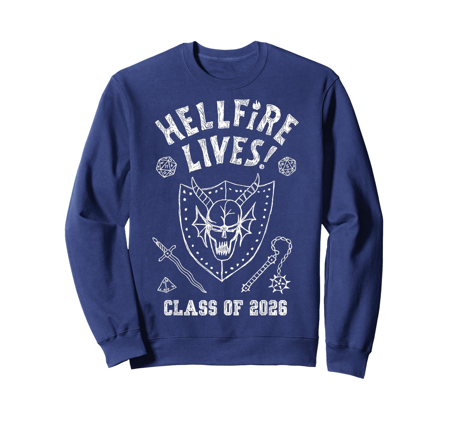 Stranger Things Hellfire Lives! Class of 2026 Graduation T-Shirt