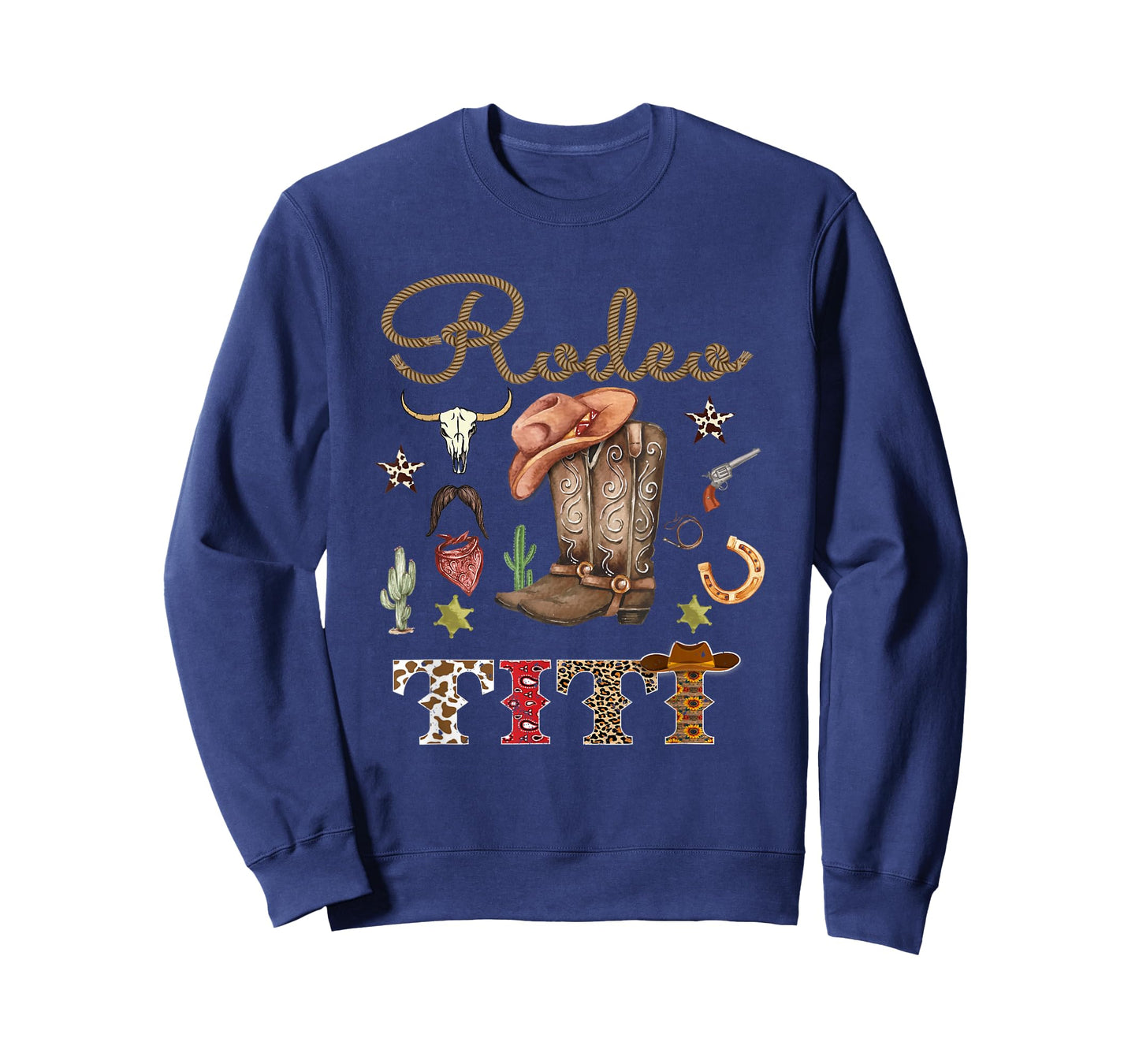 Rodeo Titi Cowboy Cowgirl Birthday Matching Family T-Shirt