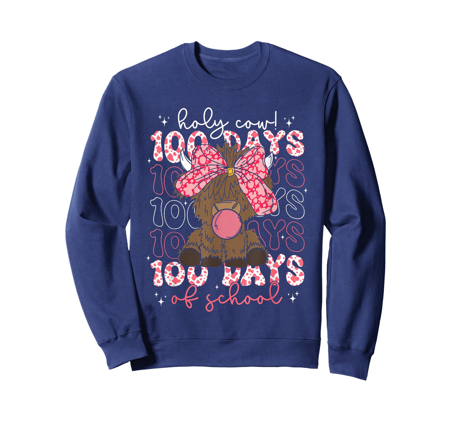Holy Cow 100 Days of School 100th Day Smarter Teacher Kids T-Shirt
