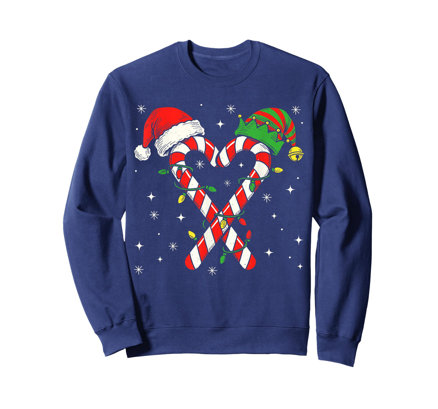 Family Christmas Pajama Candy Cane Christmas Kids Women Men T-Shirt