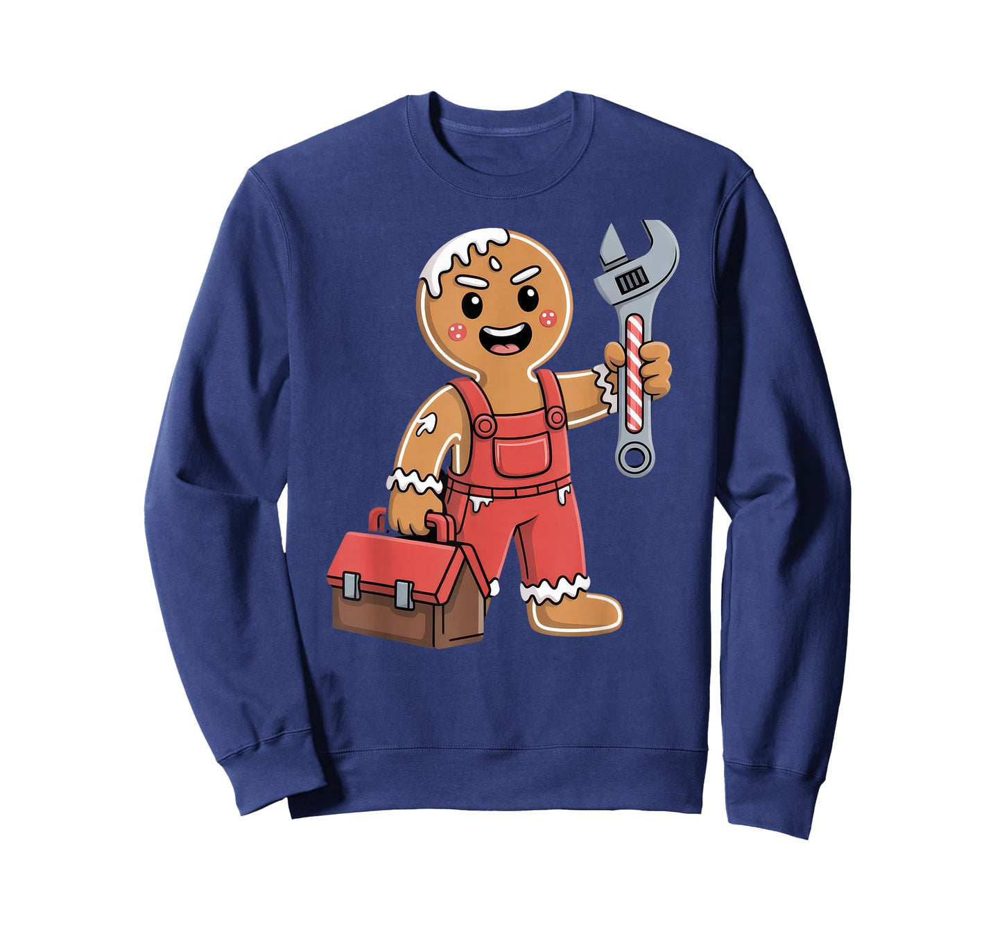 Gingerbread Mechanic Handyman Fixer Worker Christmas T-Shirt