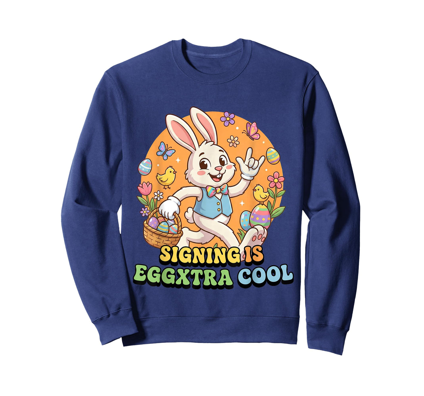 Easter ASL Signing is Cool Spring American Sign Language T-Shirt
