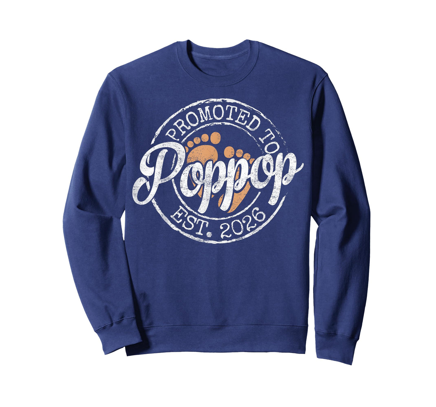 Promoted to Poppop Est 2026 First Time Grandpa to Be T-Shirt