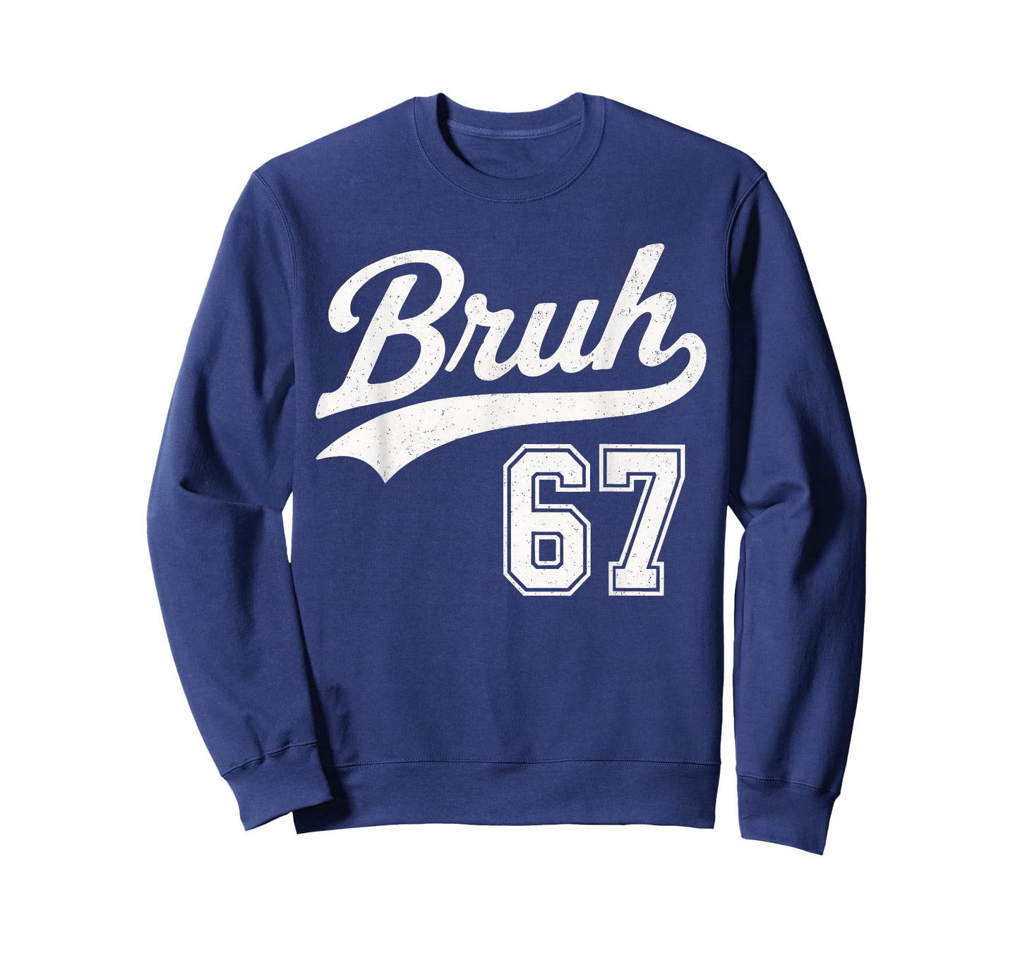 Baseball 6 7 Bruh Number 67 Six Seven Meme Mens Boys Kids T-Shirt