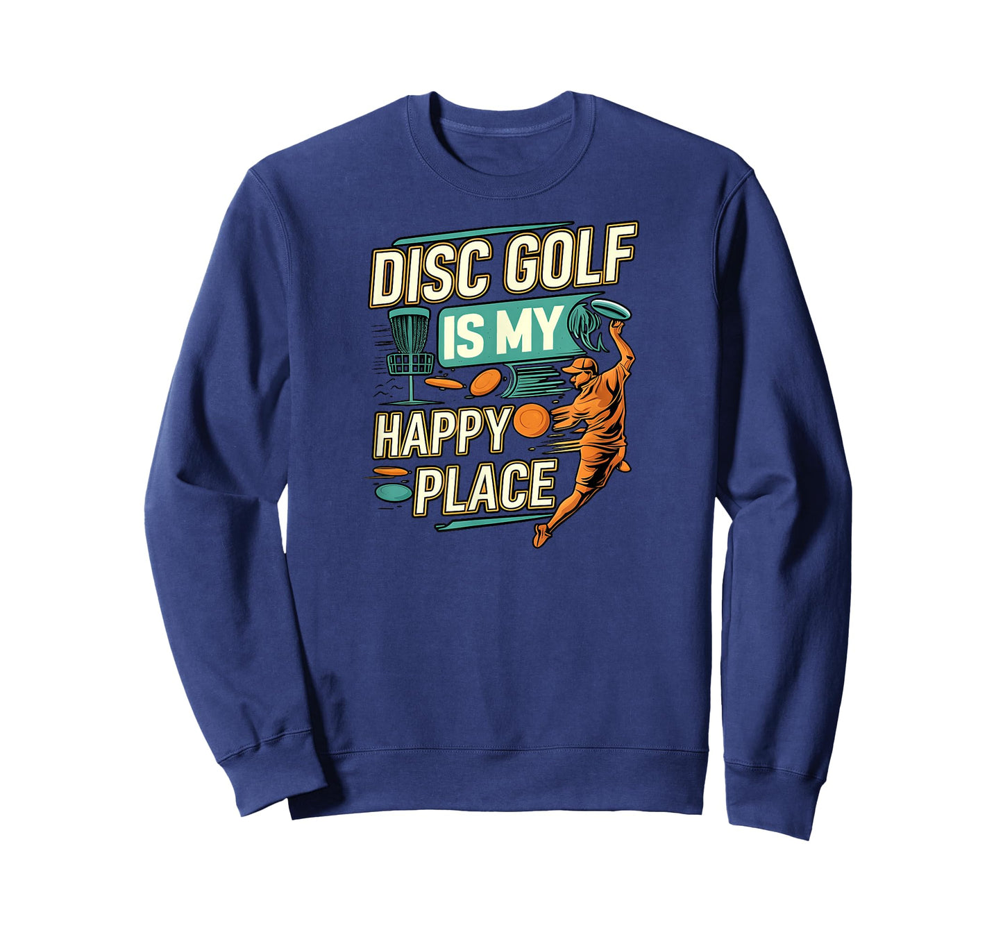 Disc Golf is My Happy Place Player T-Shirt