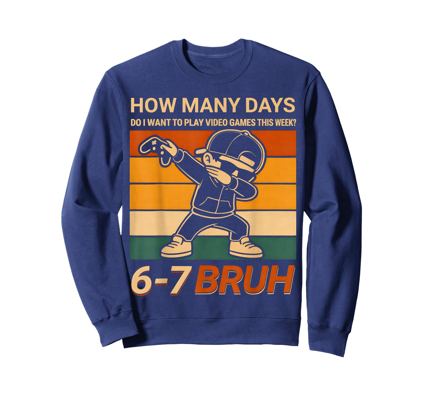 Funny 67 Gamer 6 7 Meme Six Seven Numbers Gaming Boys Kids T-Shirt