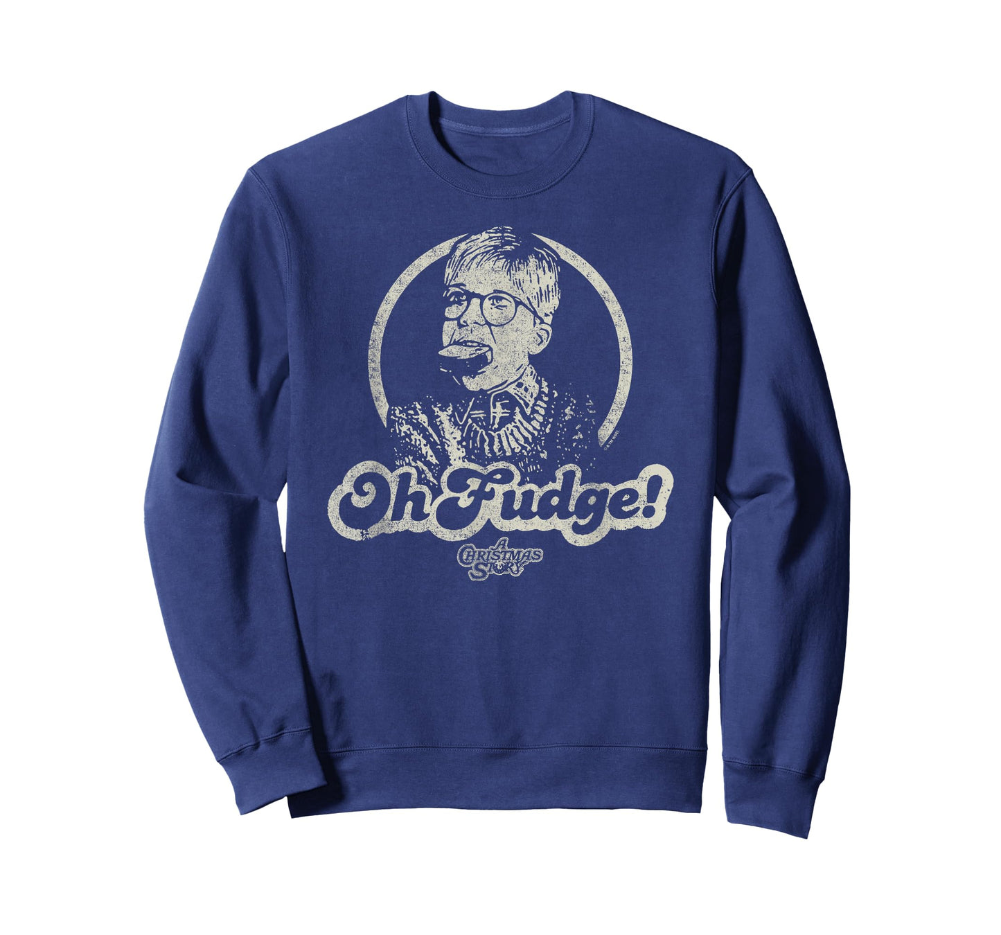 A Christmas Story Oh Fudge! Ralphie Distressed Portrait T-Shirt