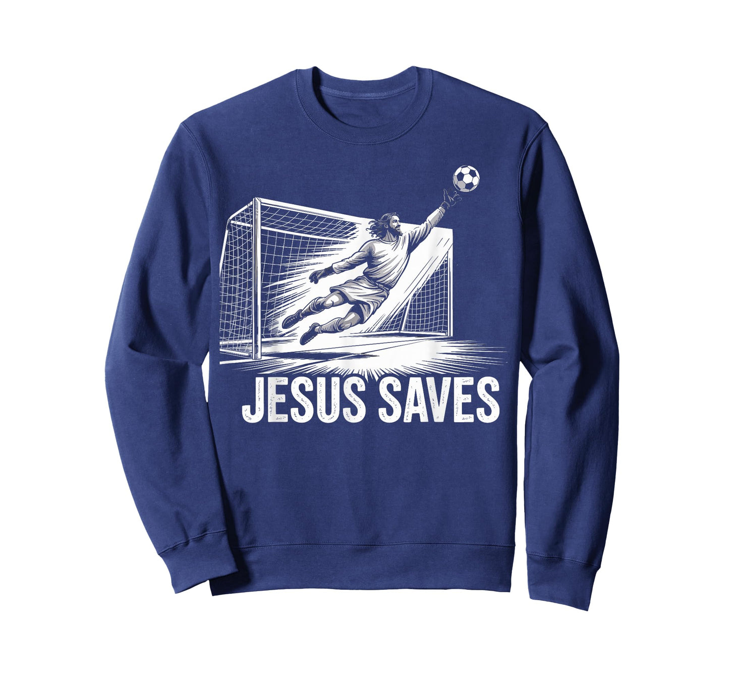 Soccer Goalie Goalkeeper Jesus Saves Christian Soccer Player T-Shirt