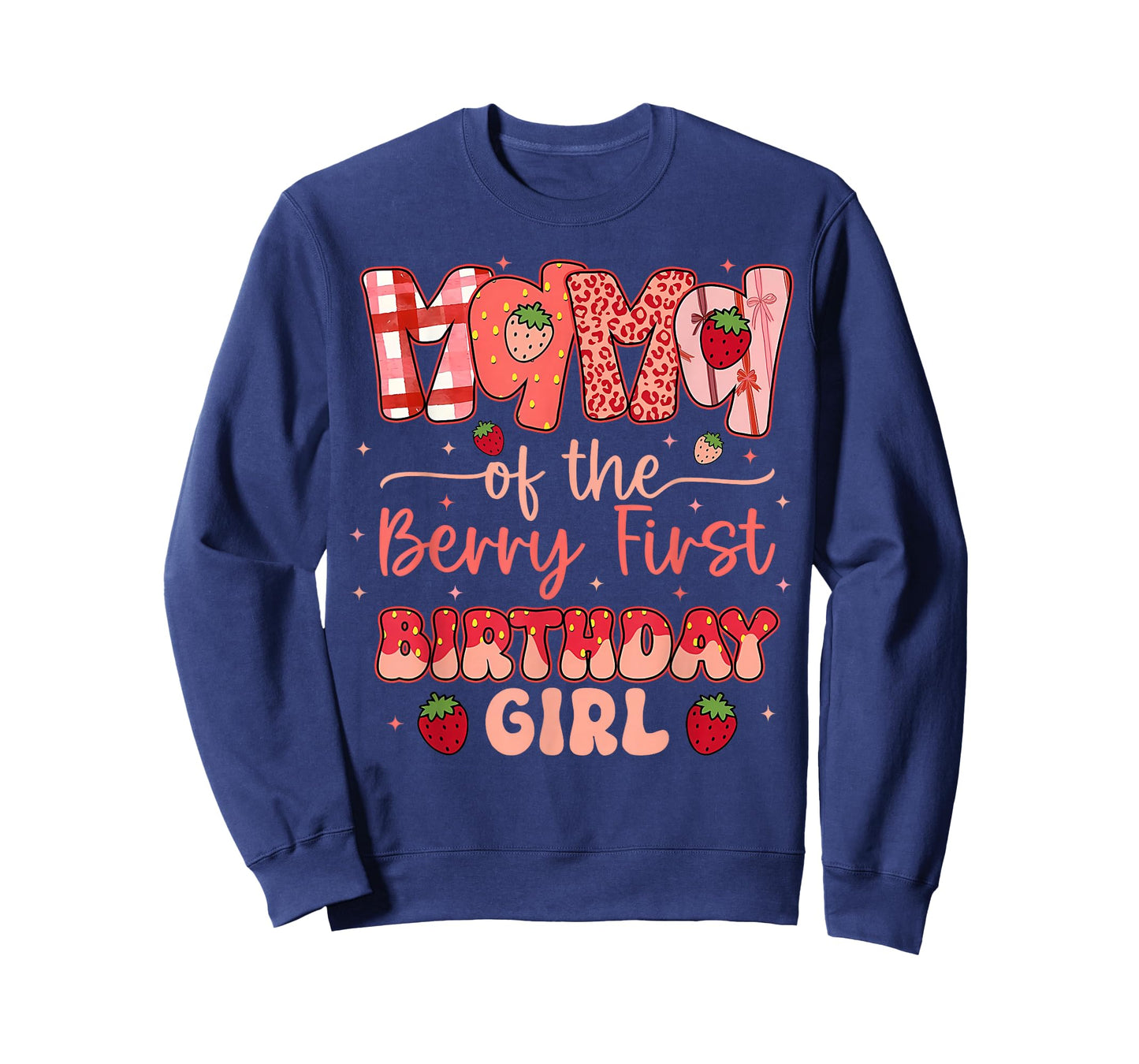 Mama of The Berry First Birthday Girl Strawberry Mom Women T-Shirt