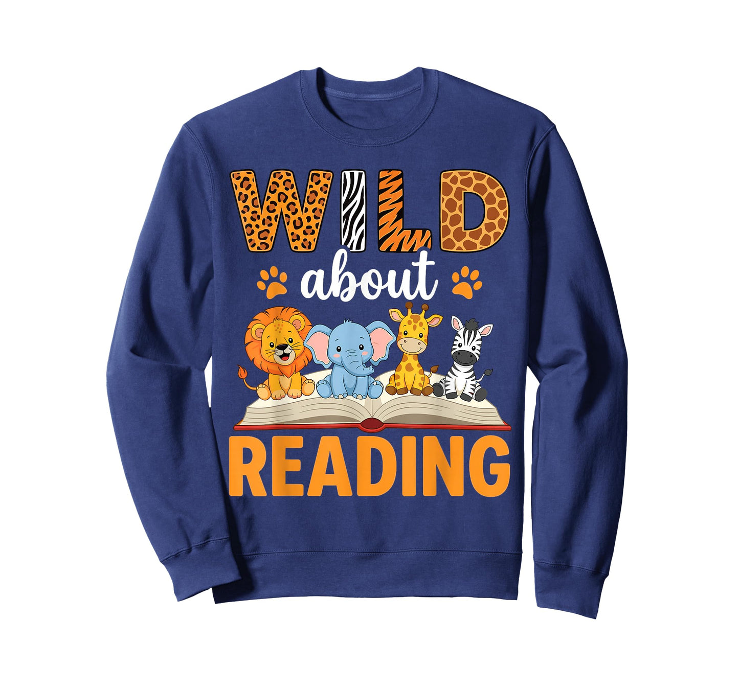 Wild About Reading Reading Books Lovers Reader Librarian T-Shirt