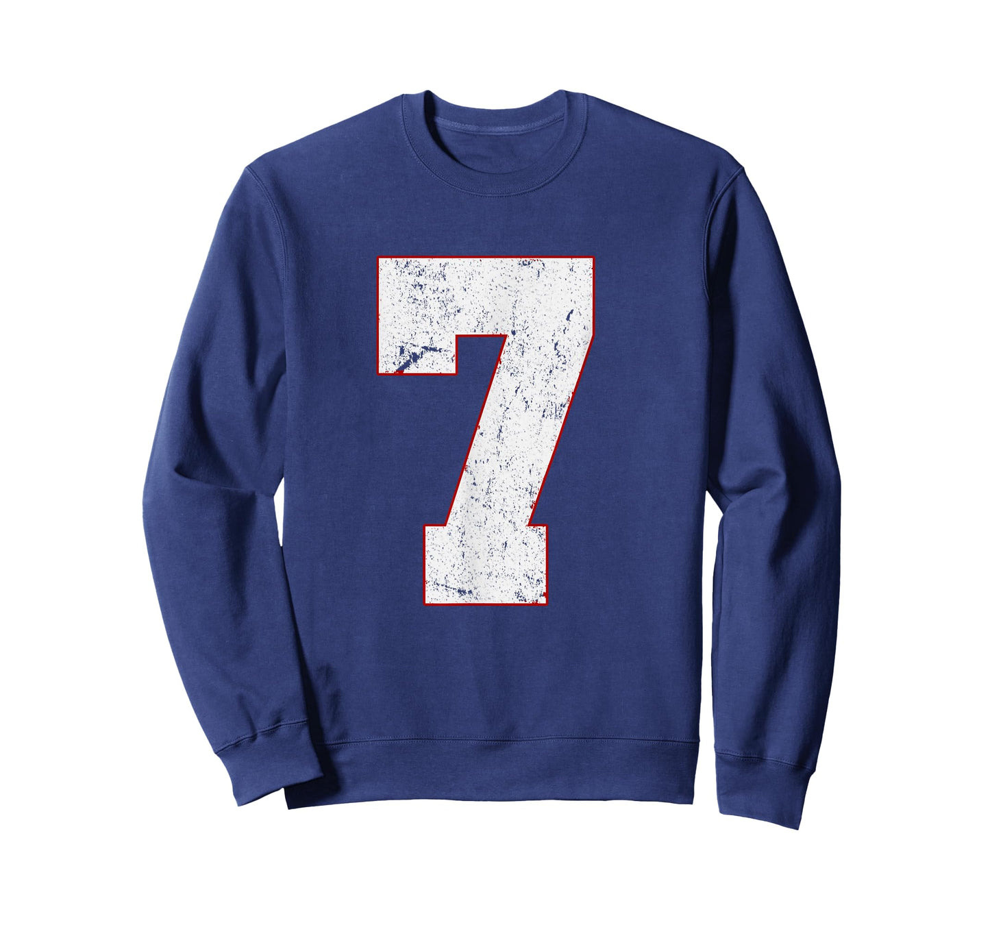 Number 7 Varsity Sports Team Jersey 7 Years Old 7th Birthday T-Shirt