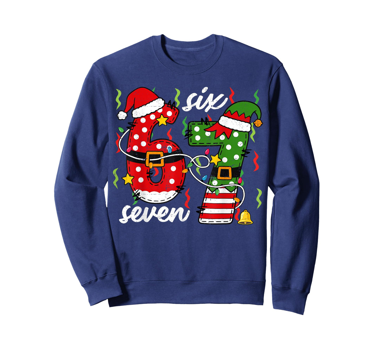 67 Christmas Funny 6 7 Meme Six Seven Shirt Boys Girls Kids T-Shirt