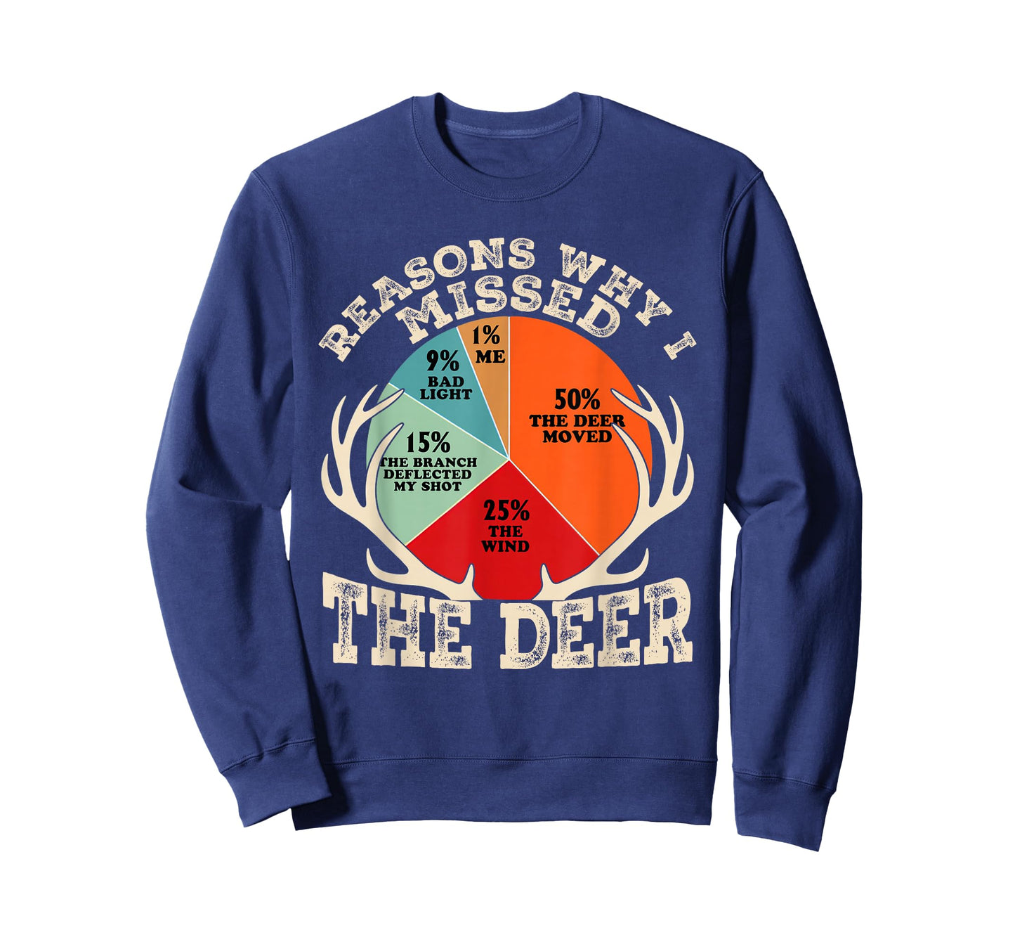 Funny Reasons I Missed The Deer Hunting Hunter Season T-Shirt