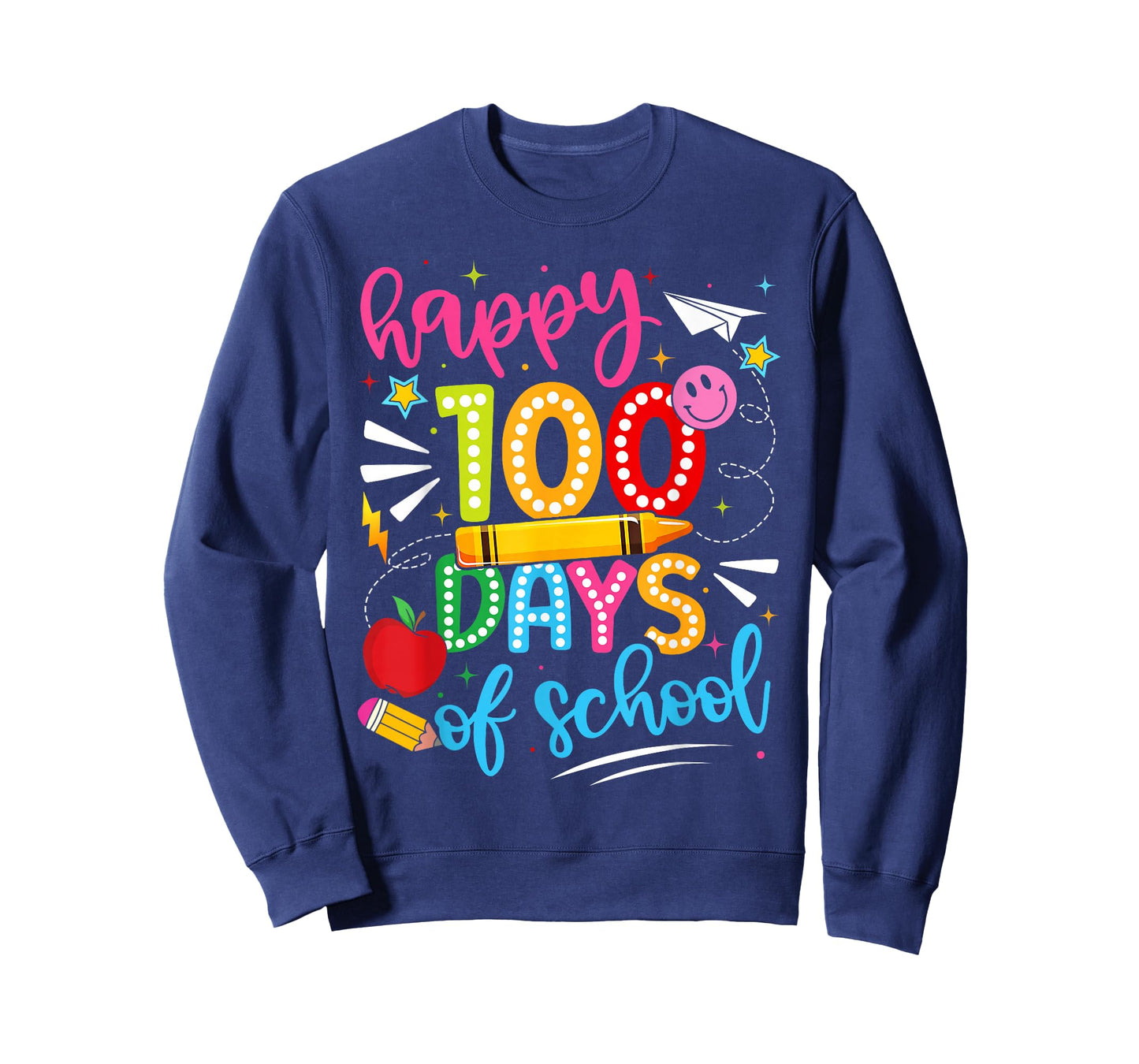 100th Day of School Happy 100 Days Teachers Boy Girl Kid T-Shirt