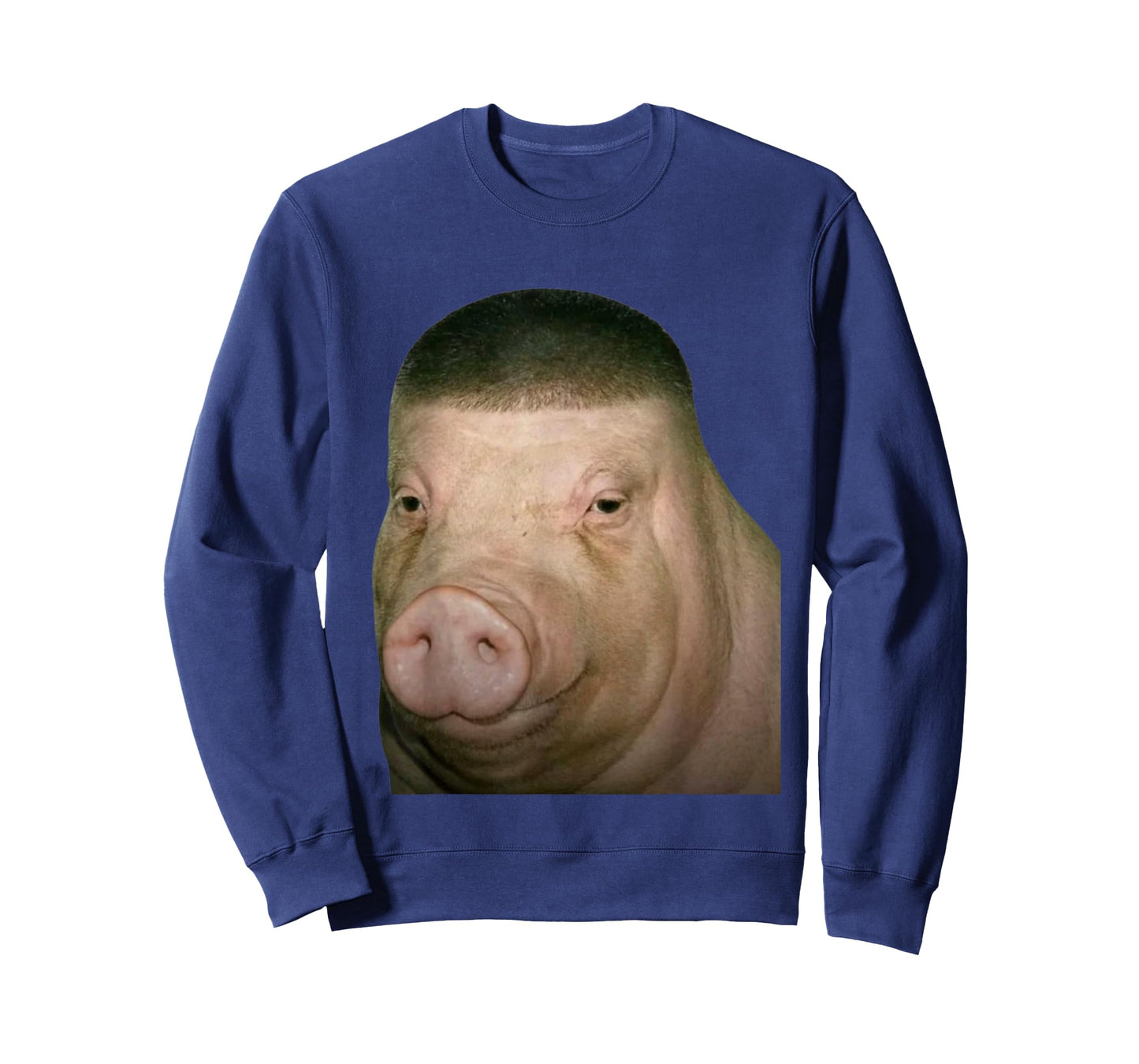 Pig Wig Funny John Pork Fade Haircut Design T-Shirt
