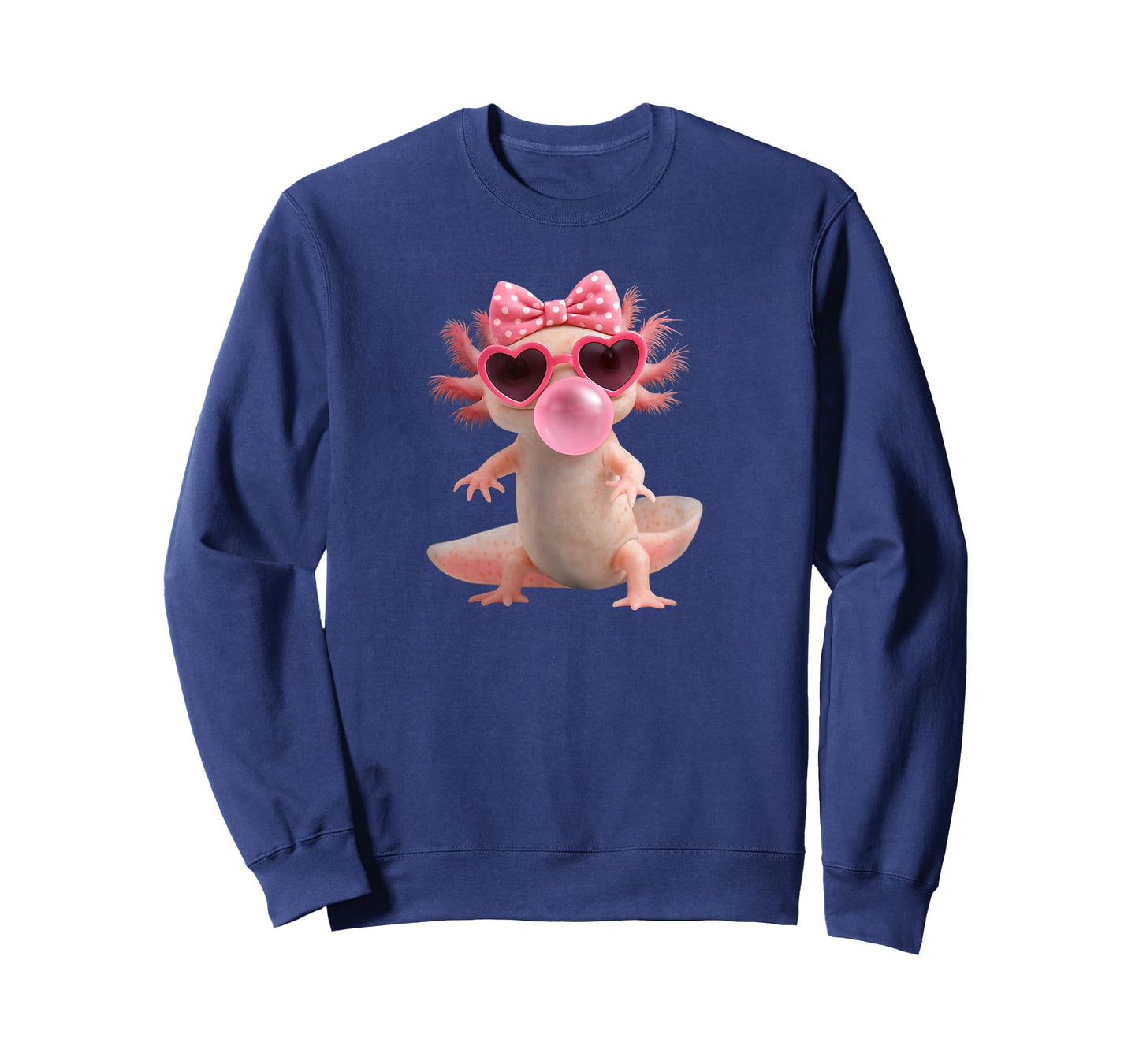Axolotl Wearing Sunglasses Kawaii Axolotls Women Kids Girls T-Shirt