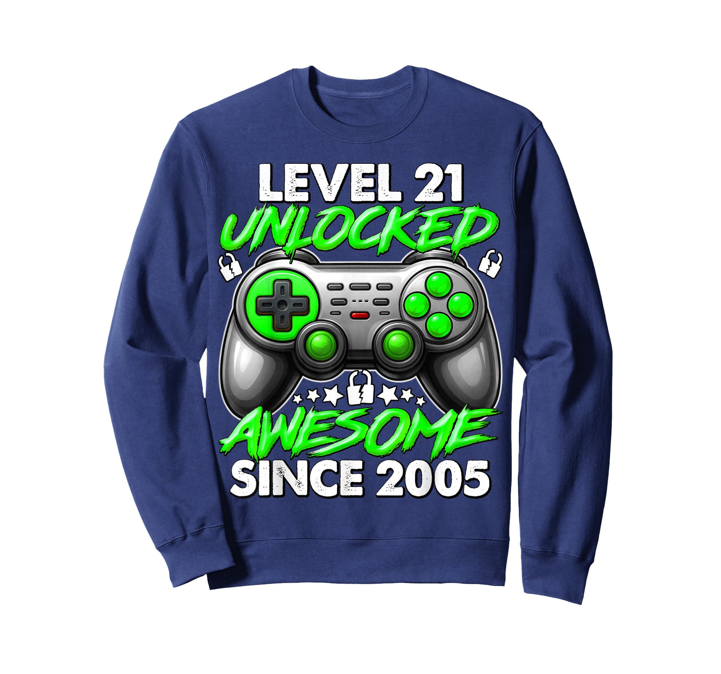 Level 21 Unlocked 21 Year Old Gifts Boys 21st Birthday Boy T-Shirt