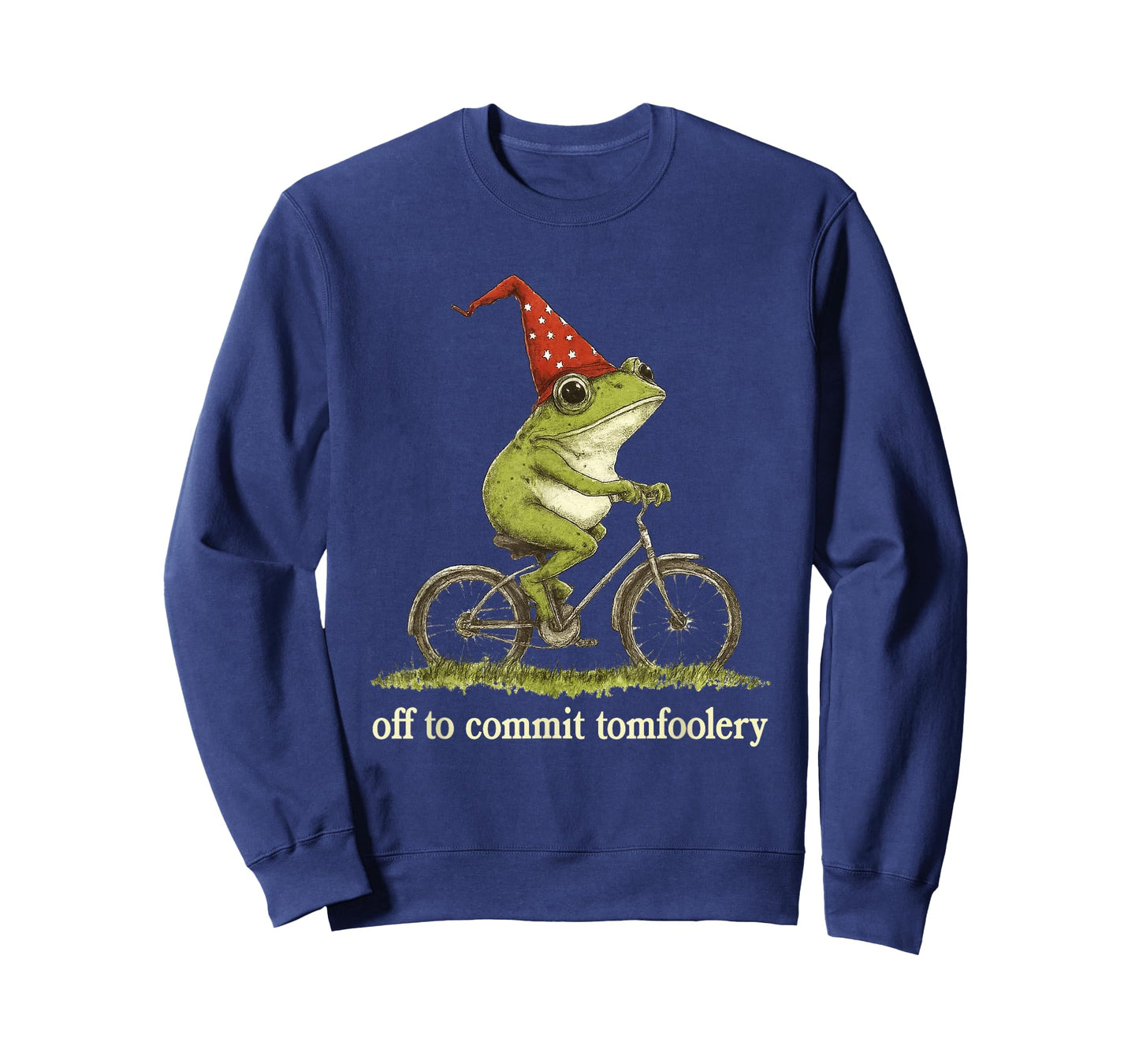 Off to Commit Tomfoolery Funny Frog Meme T-Shirt