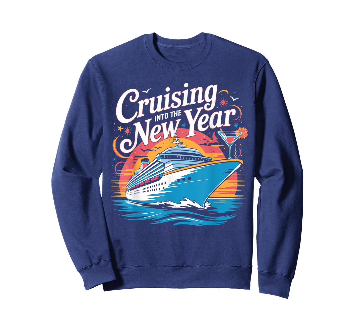 Happy New Year Family Cruise Matching Celebration T-Shirt
