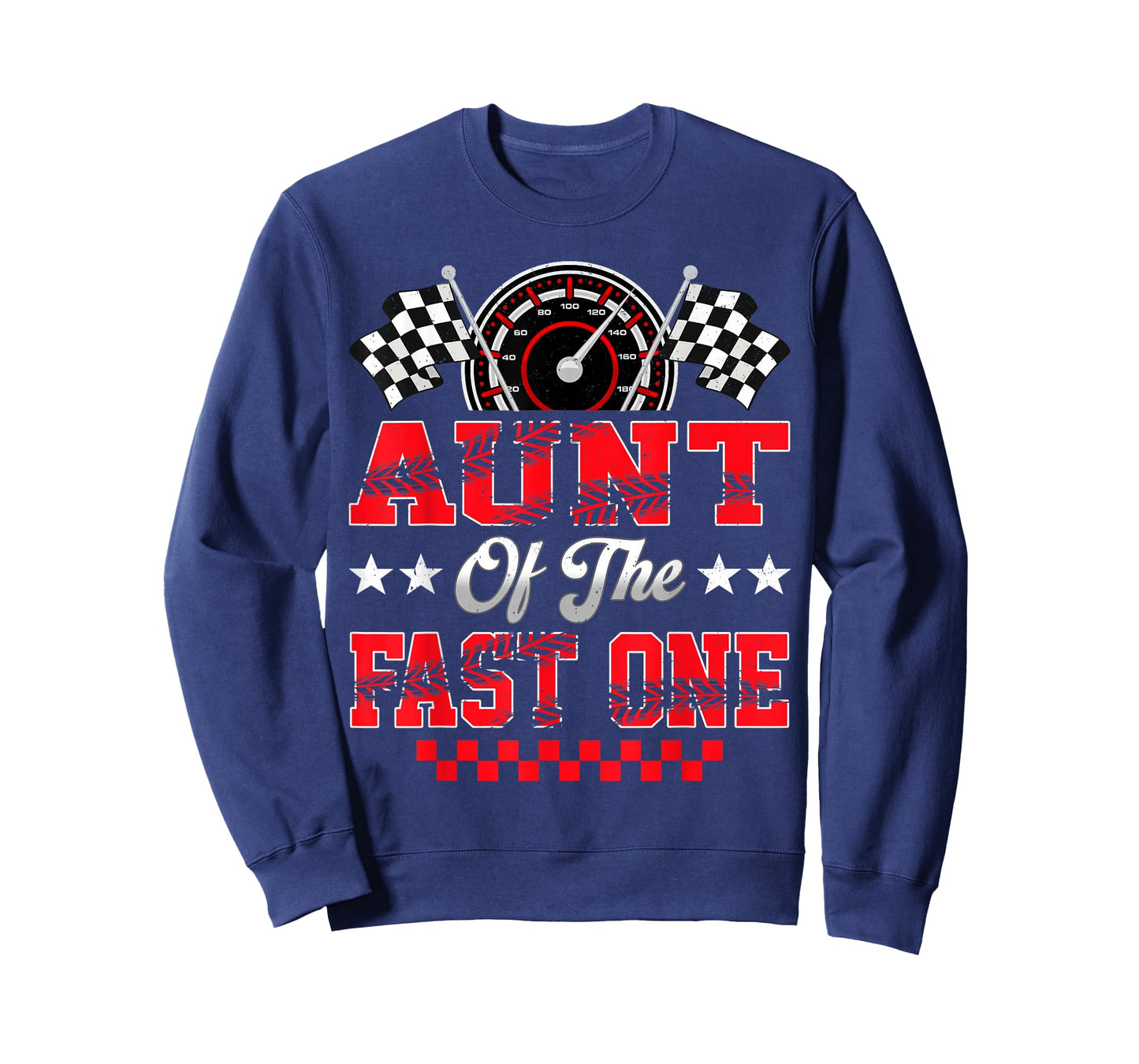 Race Car Birthday Party Aunt of The Fast One T-Shirt