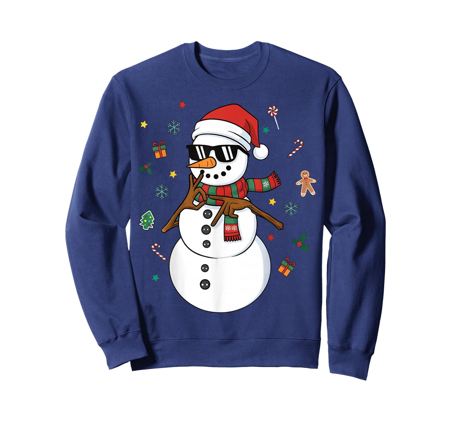 Snowman Six Seven Meme Christmas Pajamas 6 and 7 Funny 67 T-Shirt
