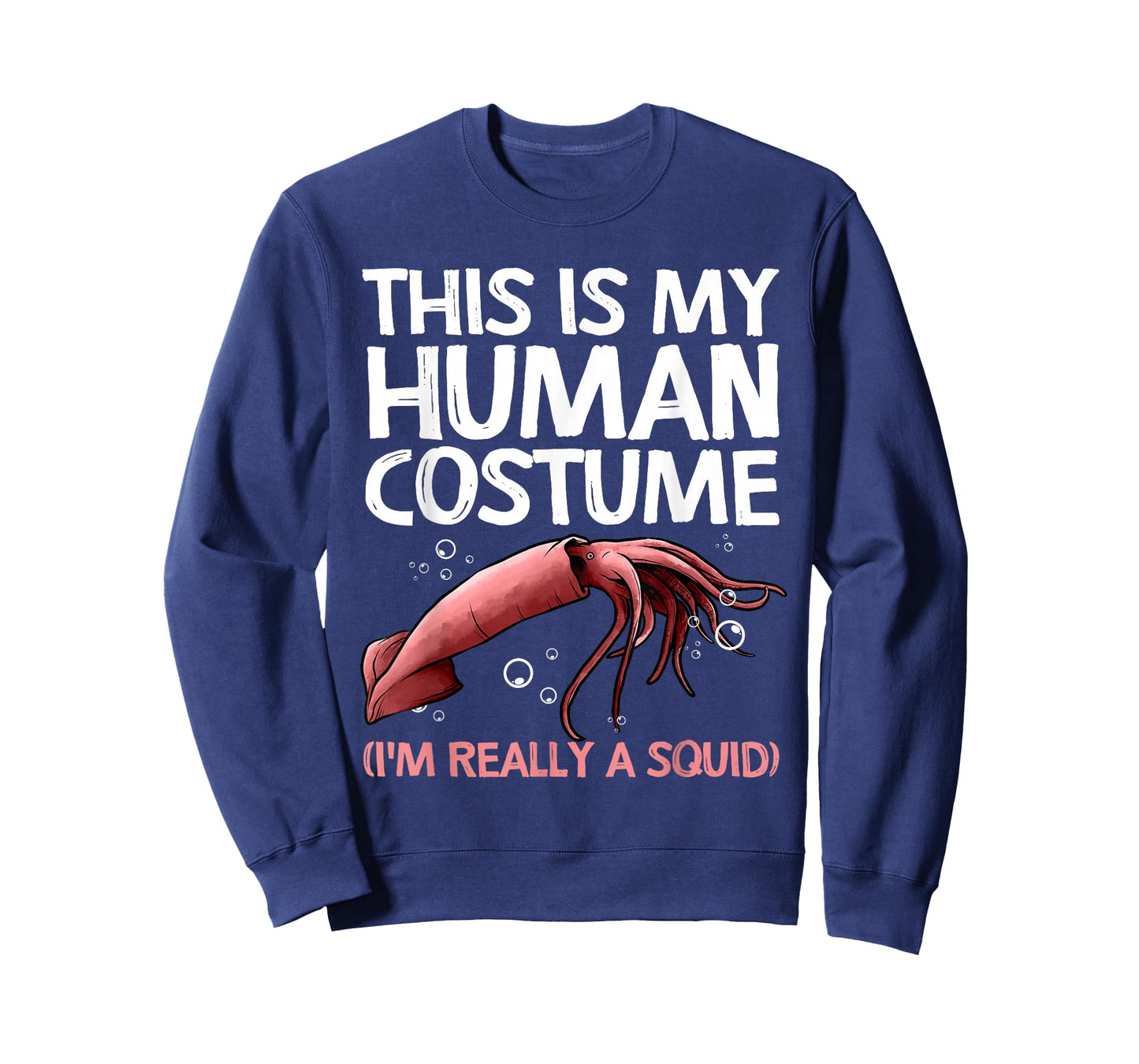 Cute Squid Design for Men Women Kids Octopus Squid Lover T-Shirt