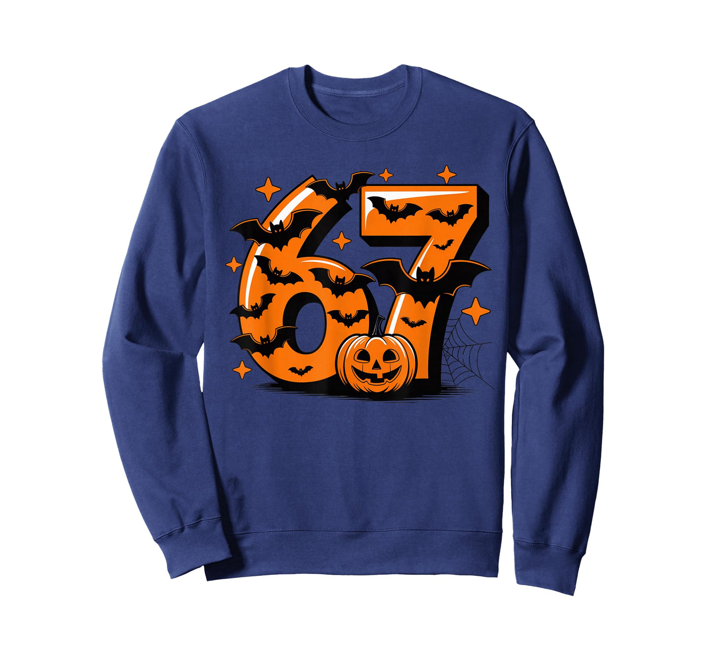 Fun Six Seven 6 7 Meme Design Halloween Funny T-Shirt
