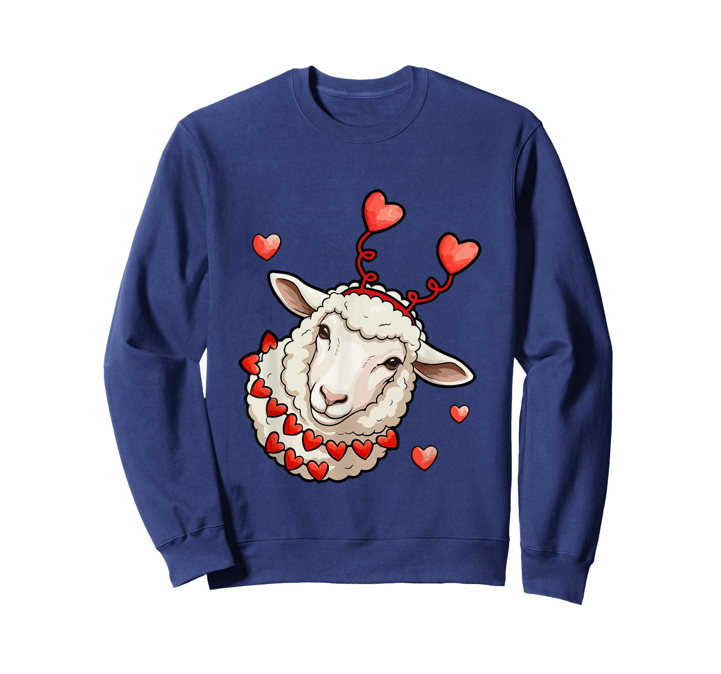 Sheep Face Valentine's Day Matching Farmer Owner Family Kids T-Shirt