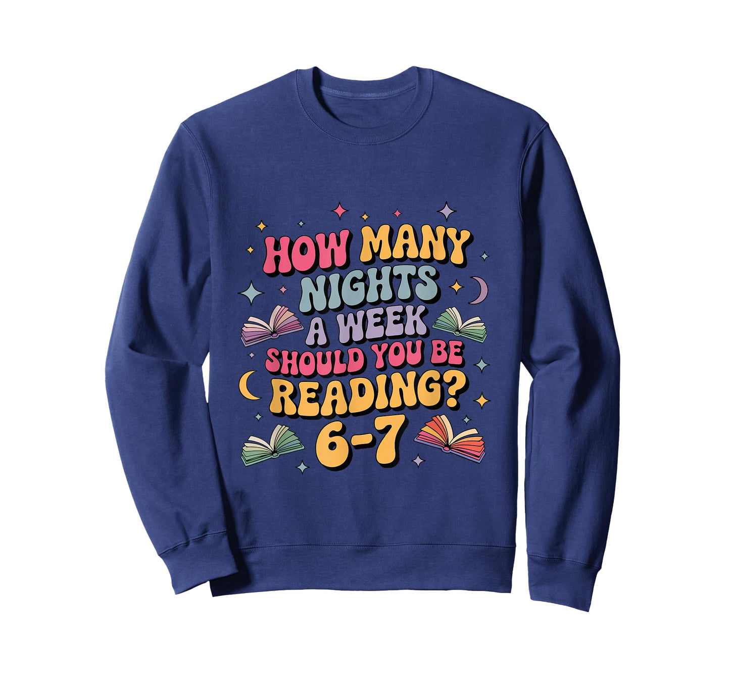 How Many Nights Reading 67 Meme Six Seven Teacher Funny T-Shirt