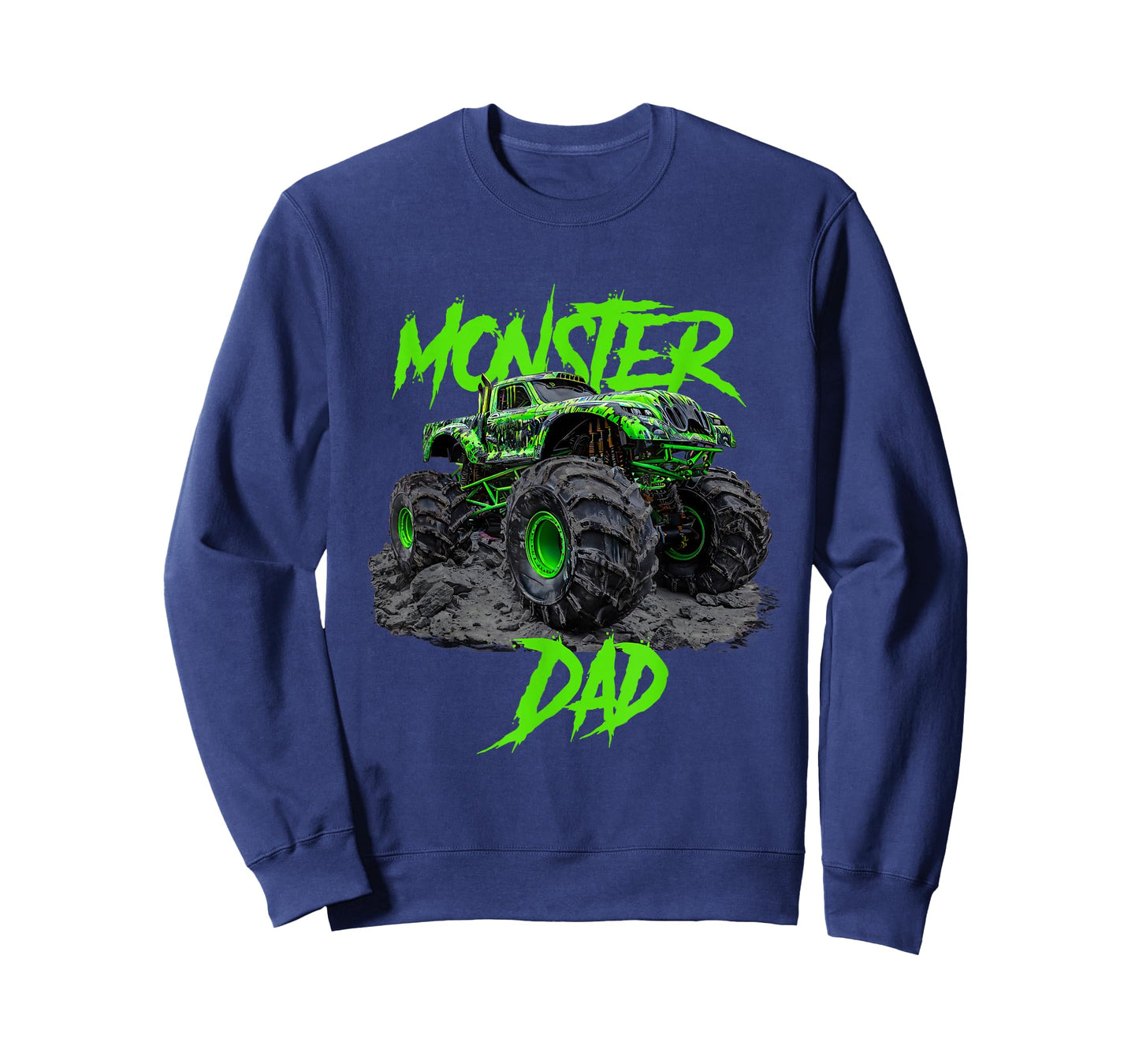 Monster Dad Truck Family Matching T-Shirt