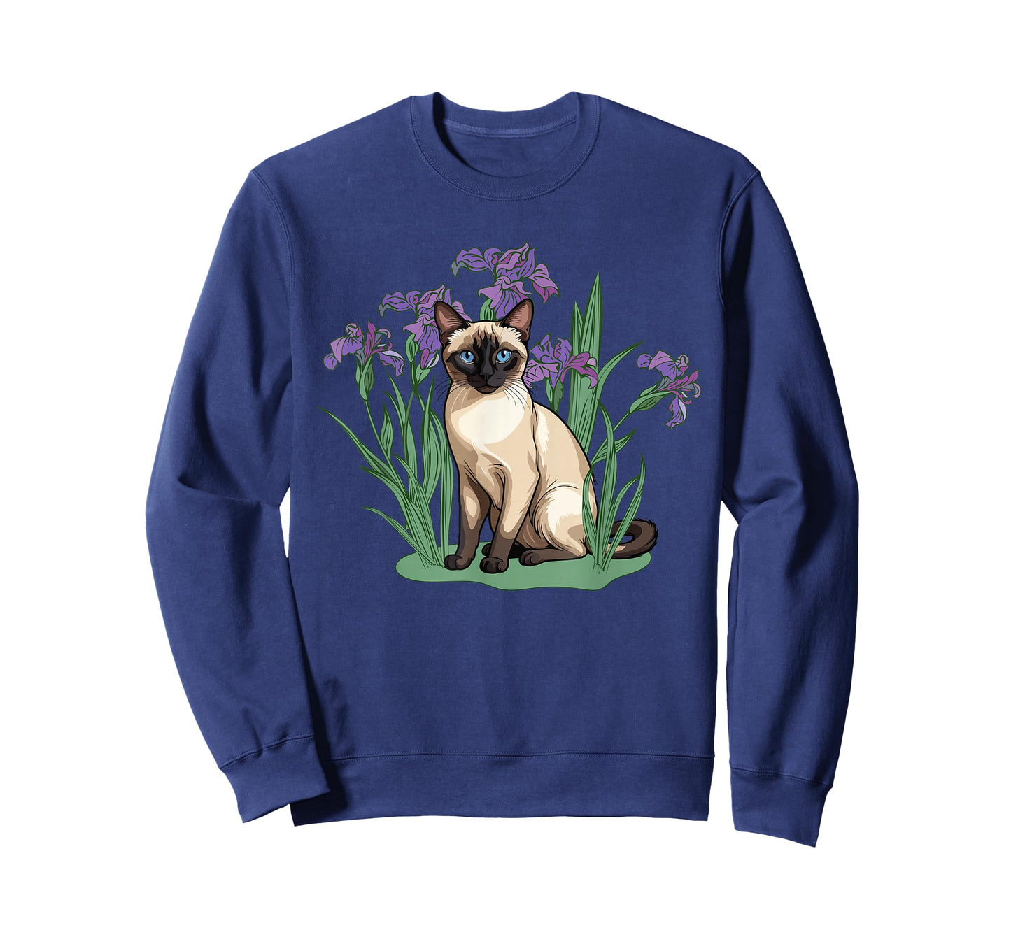 Siamese Cat Flowers Siamese Cat Owner Siamese Cat Lover T-Shirt