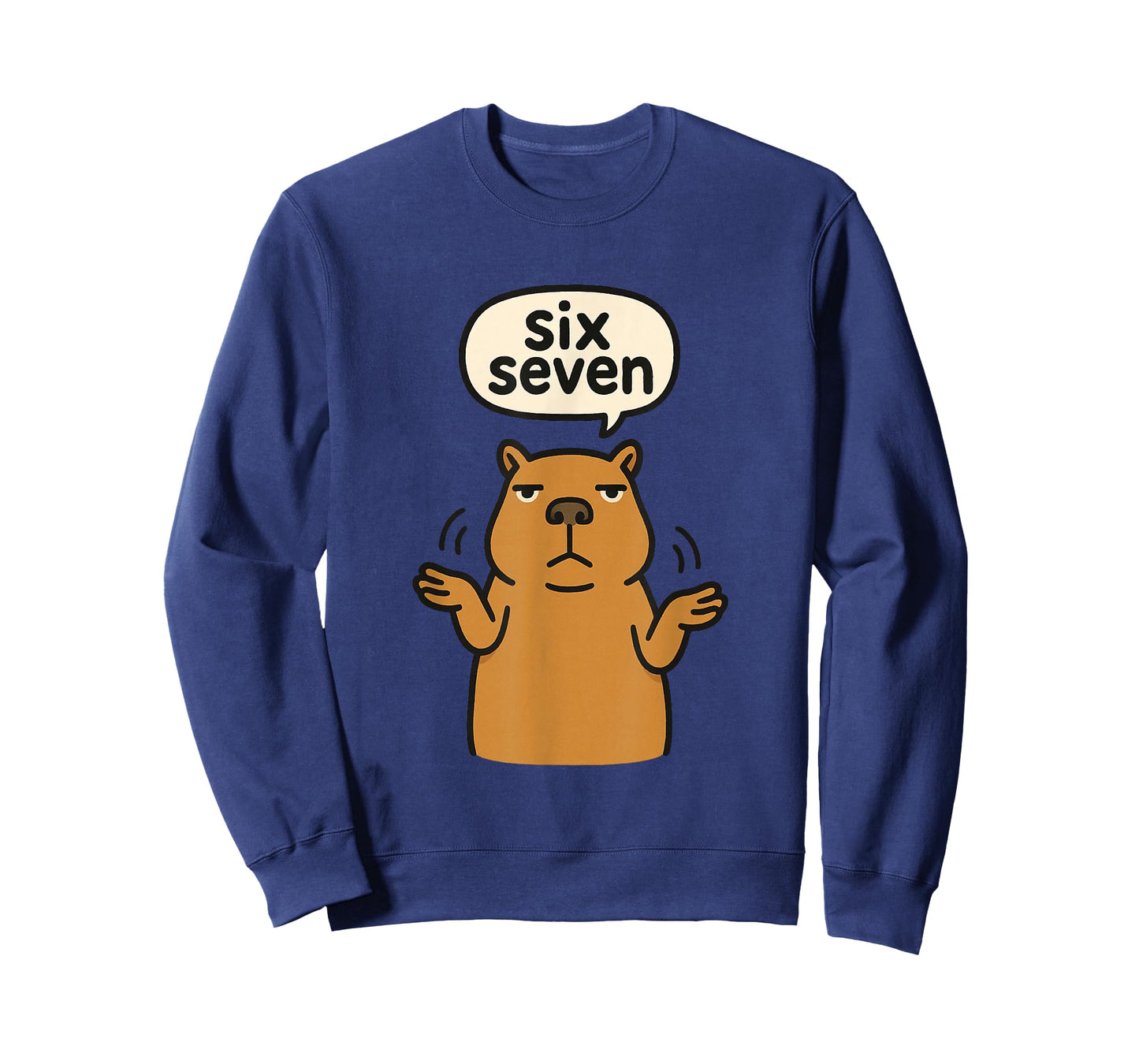 67 Six Seven 6-7 Capybara - Funny Teen Kids Brainrot Meme T-Shirt