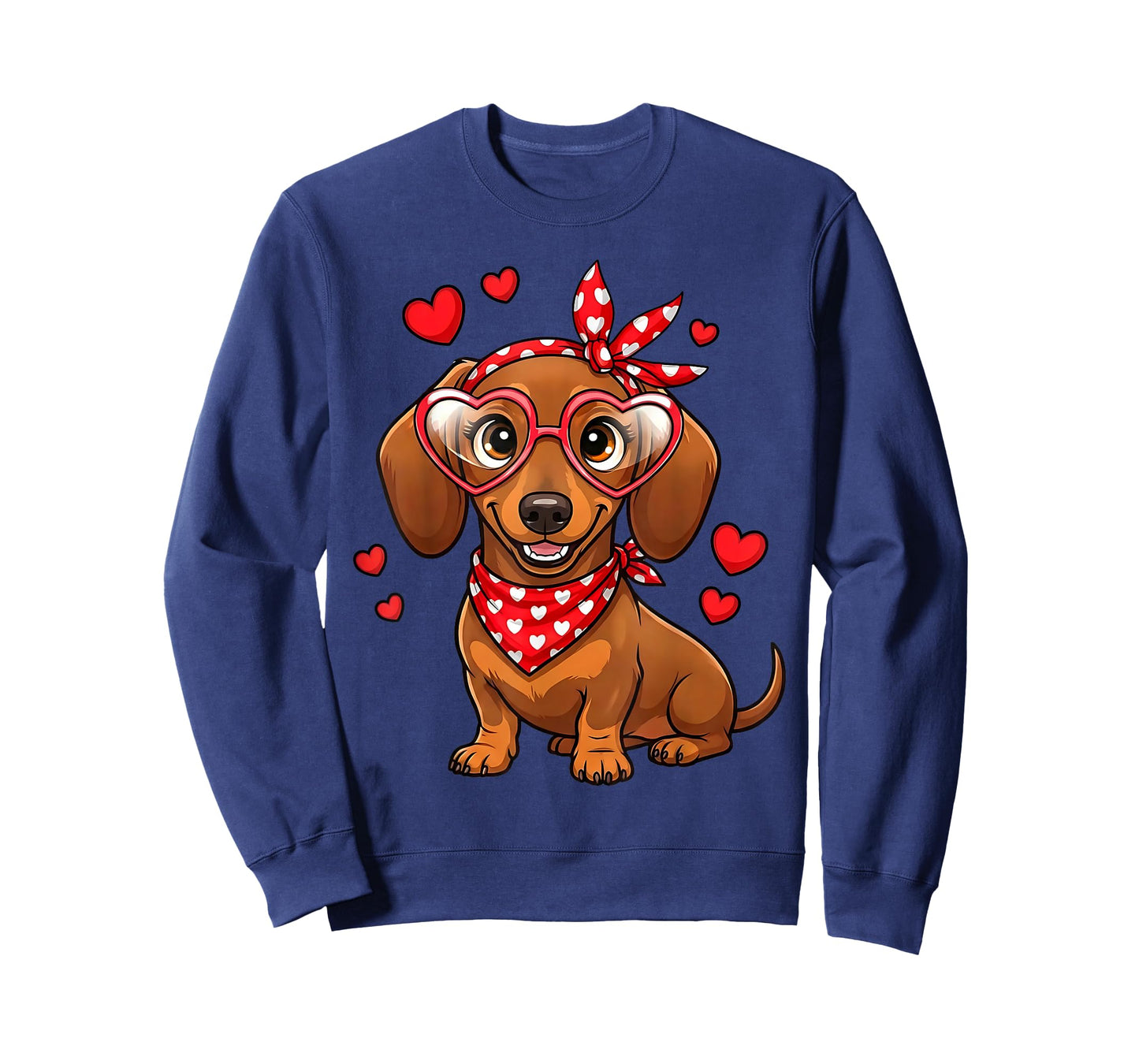 Dachshund Valentines Day Wiener Dog Lover Weenie Heart T-Shirt