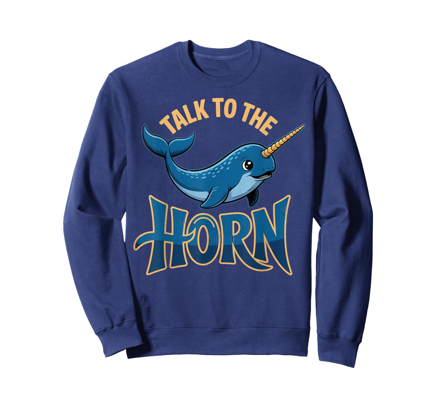 Talk to The Horn Narwhal Costume Sea Unicorns Narwhal T-Shirt