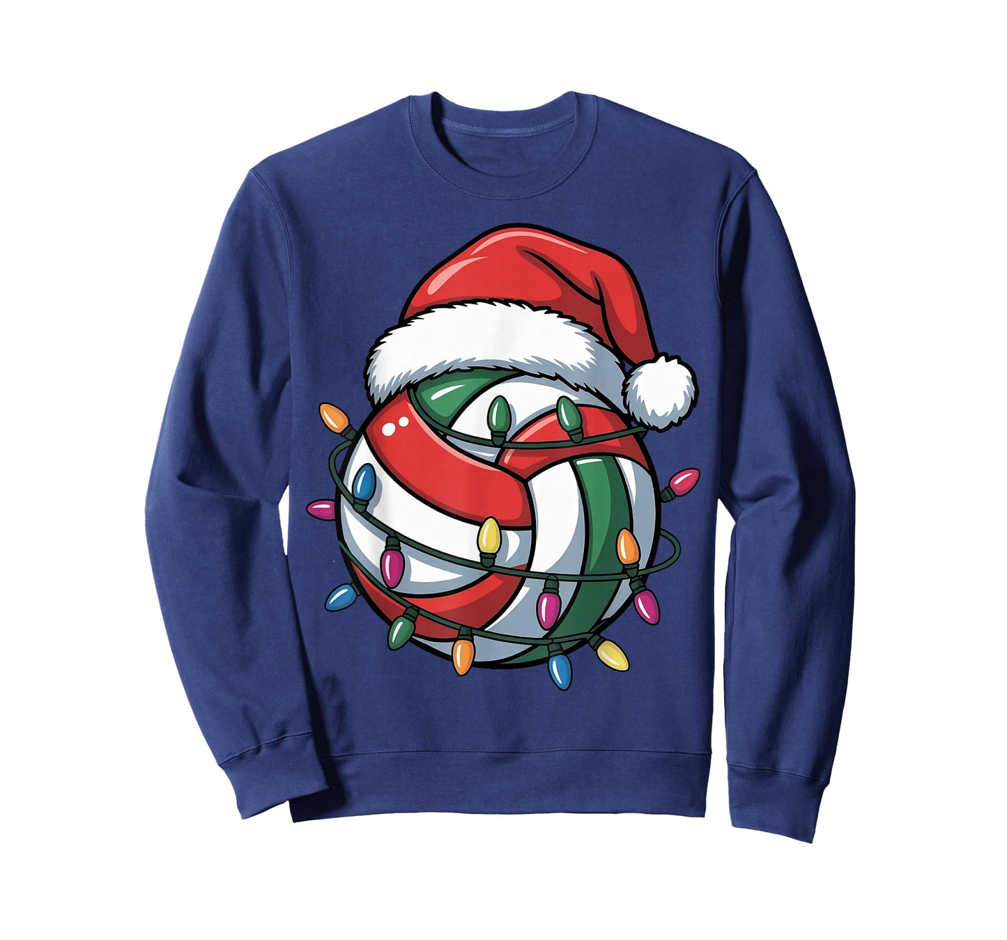 Volleyball Christmas Santa Hat Volleyball Sport Men Boys Kid T-Shirt