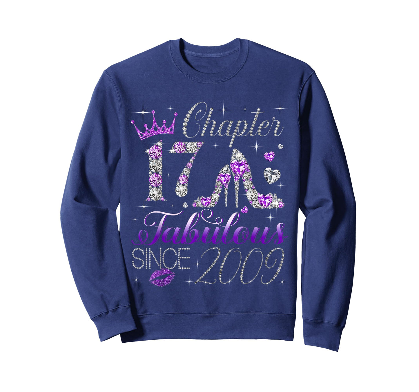Chapter 17 Fabulous Since 2009 17Th Birthday Women Girls T-Shirt