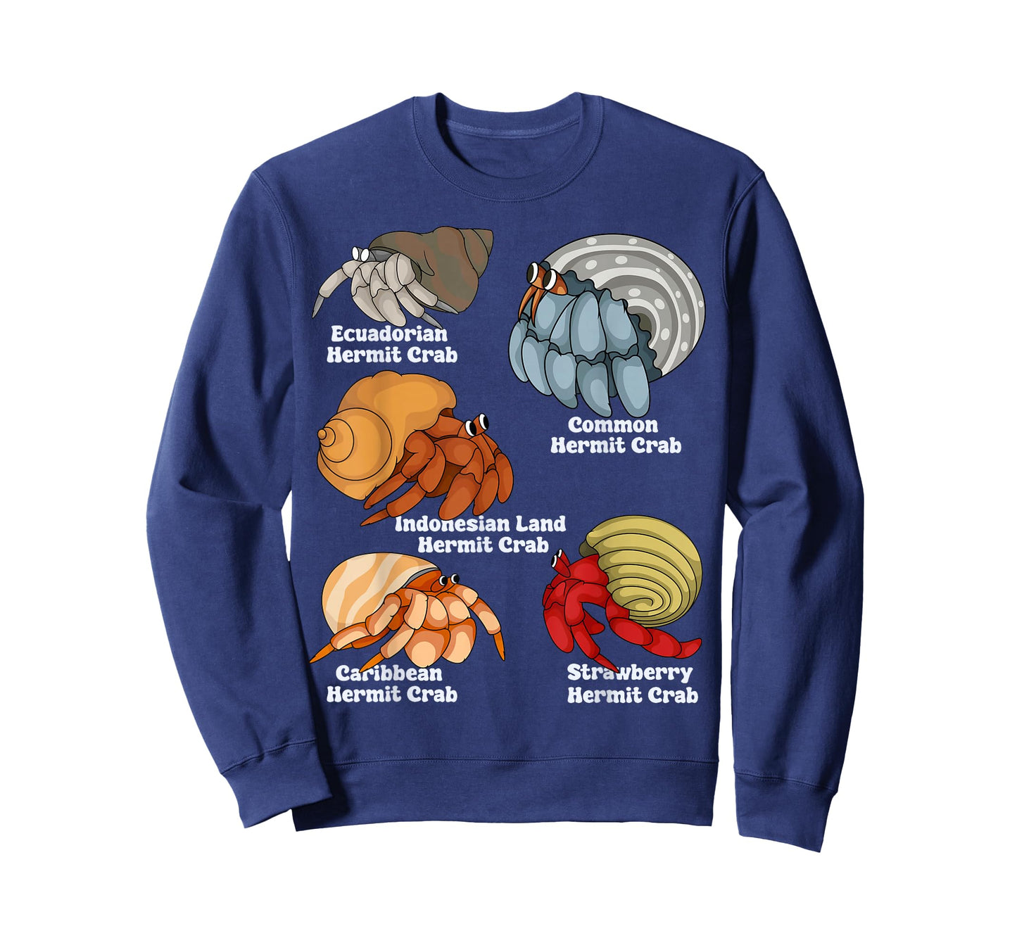 Hermit Crab Lover Kids Aquarium Species Hermit Crabs T-Shirt