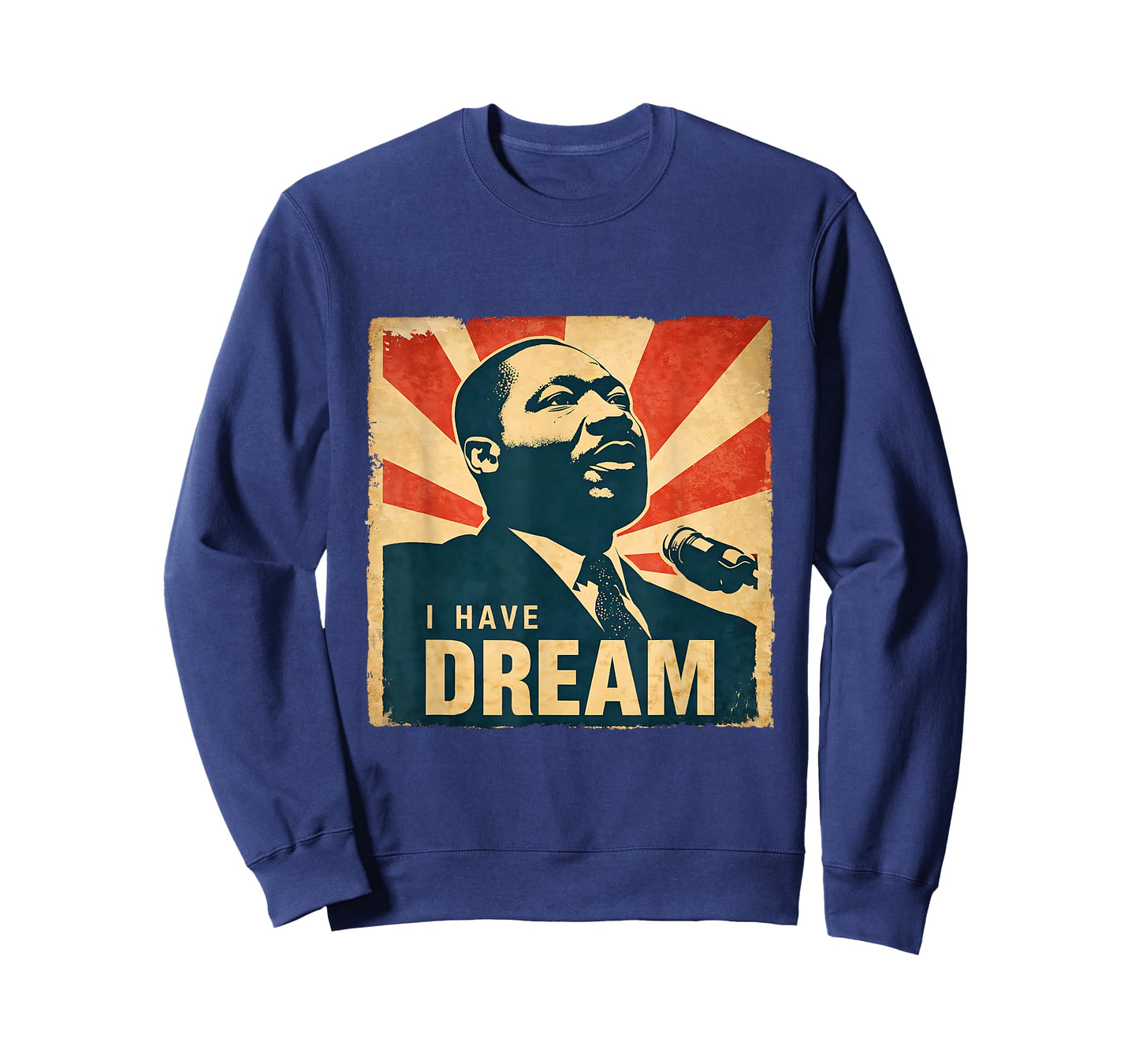 Dream Like King African American Black History Month Vintage T-Shirt