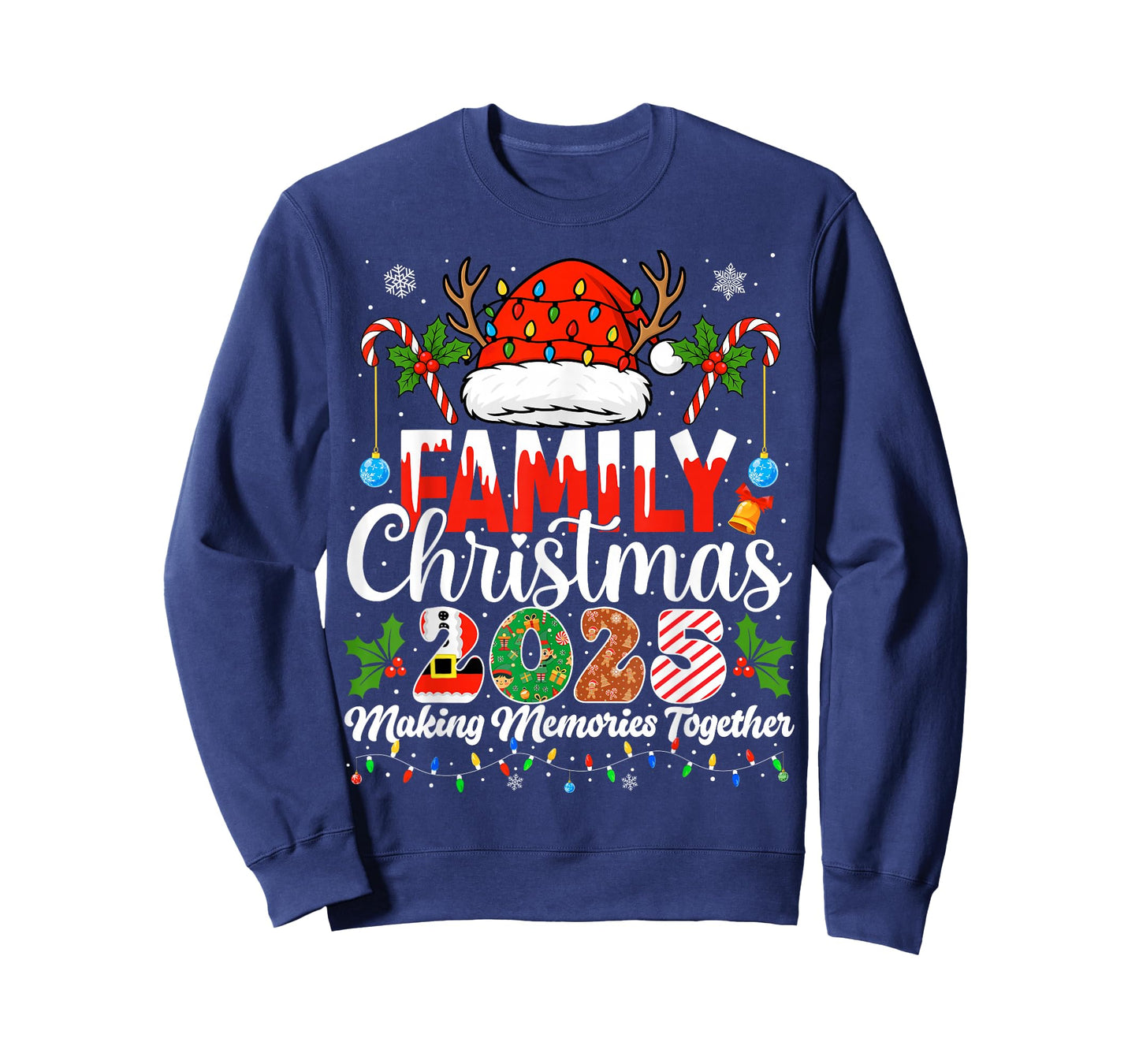 Family Christmas 2025 Matching Pajamas Xmas Family Christmas T-Shirt