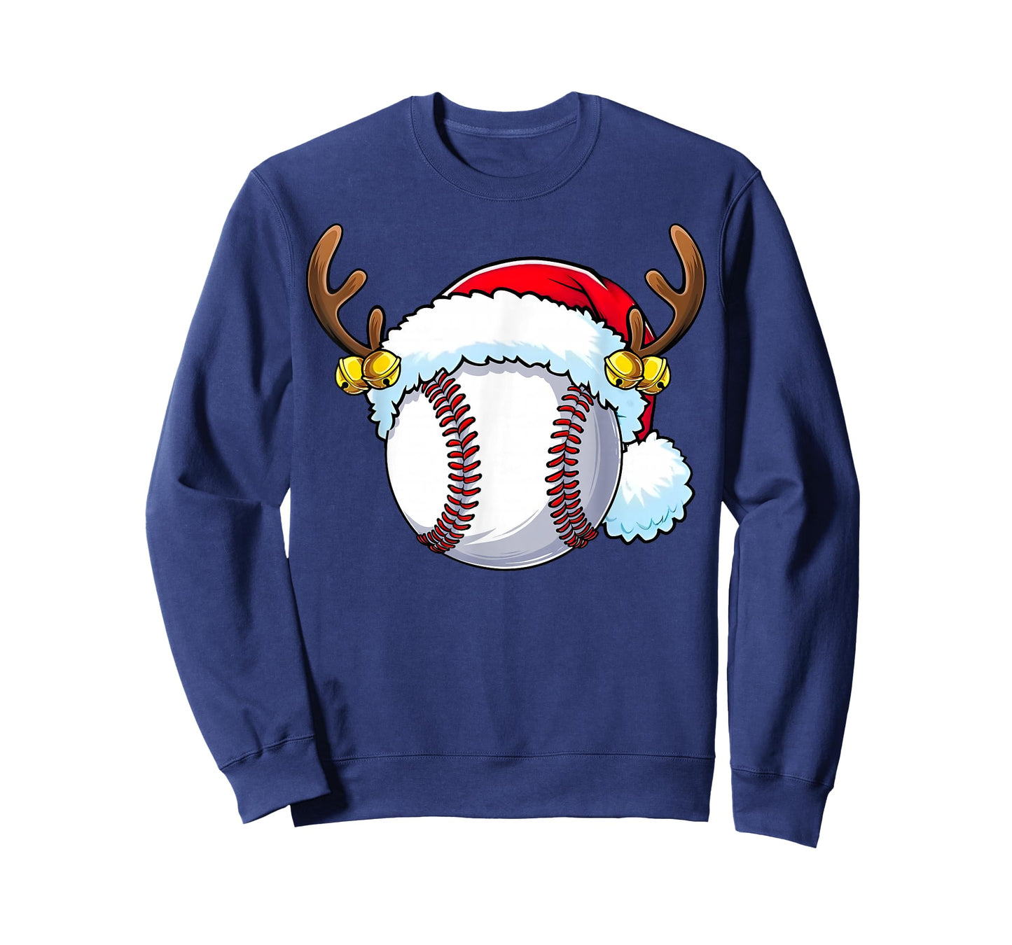 Baseball Santa Reindeer Christmas for Mens Boys Womens Kids T-Shirt