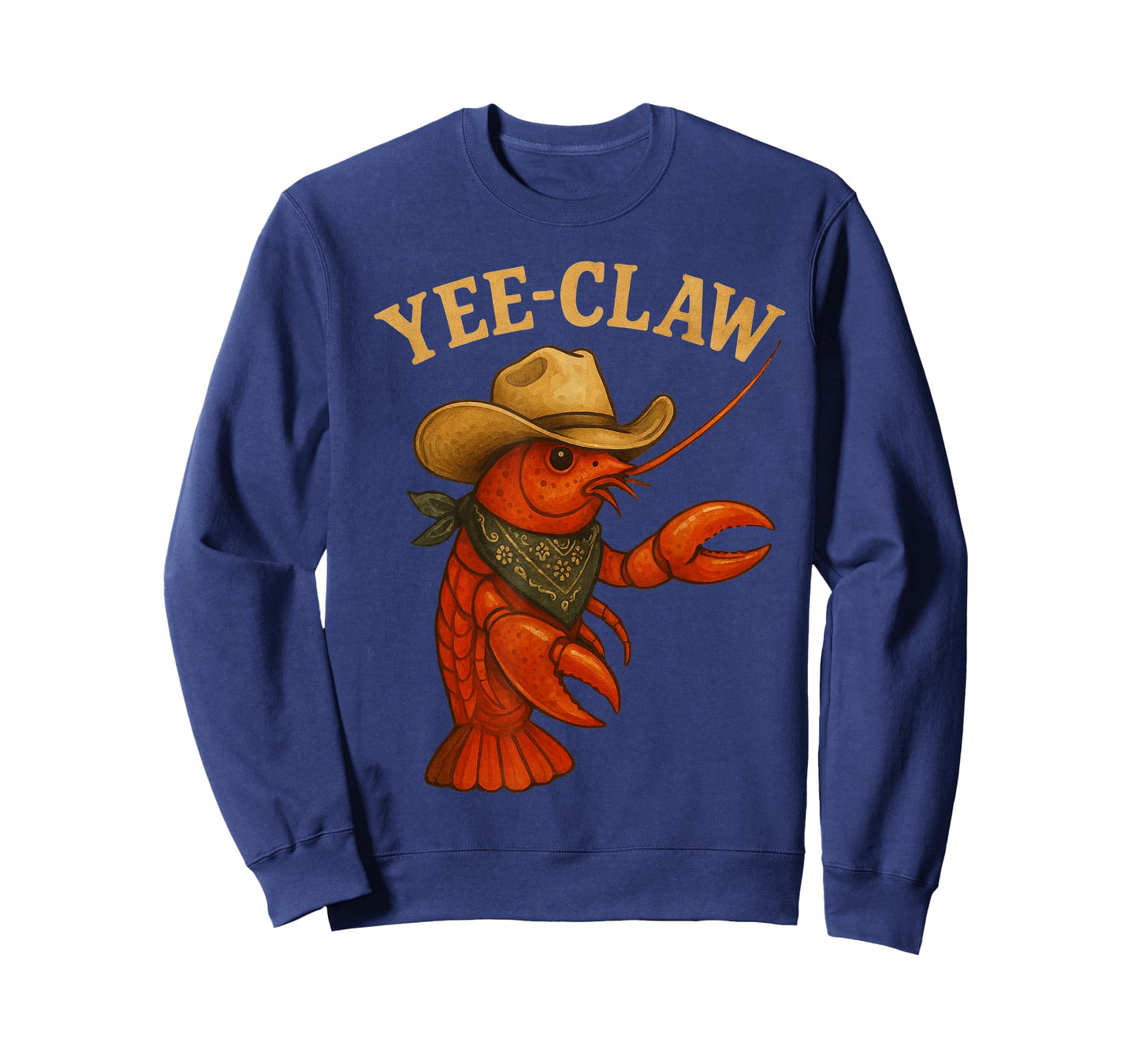 Yee Claw Funny Crawfish Cajun Seafood Party Boys Kids Men T-Shirt