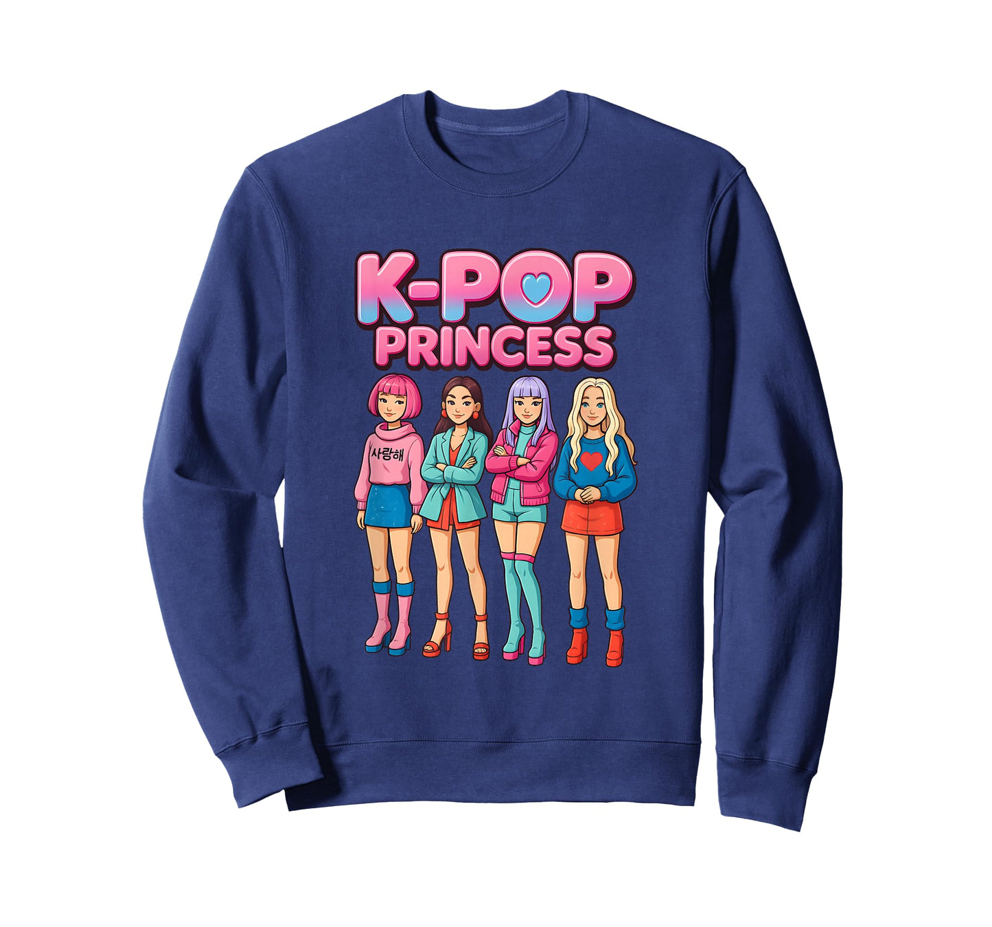 K-Pop Princess Korean Drama Music Girl Band Idol Fashion T-Shirt