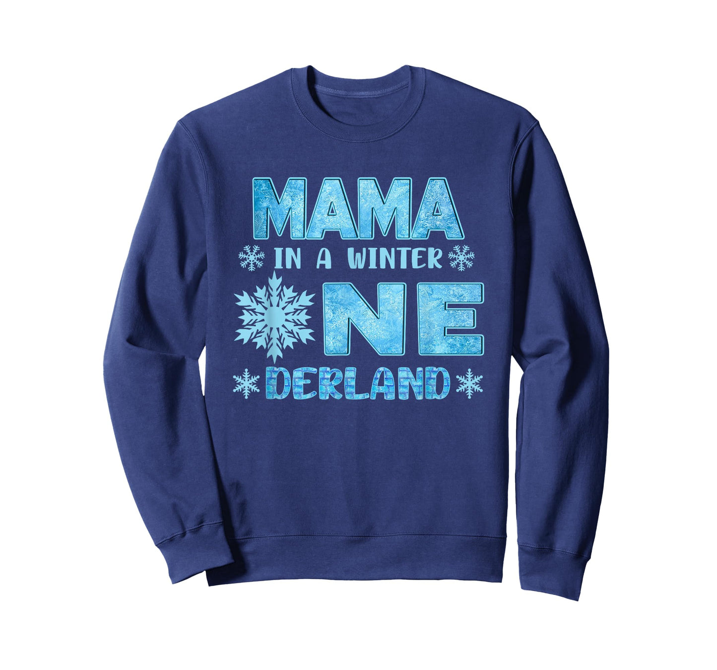 Mama in A Winter Onederland Bday Girl Sweet Snowflake T-Shirt